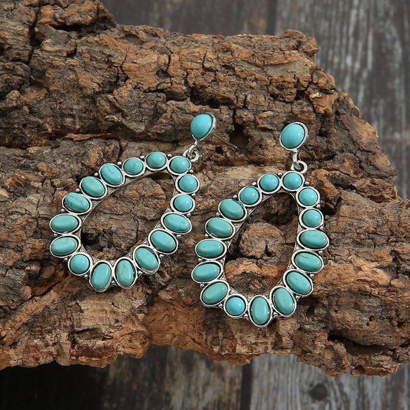 Artificial Turquoise Earrings - ClozArt