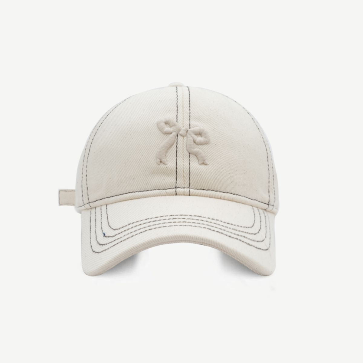 Bow Graphic Cotton Baseball Hat - ClozArt