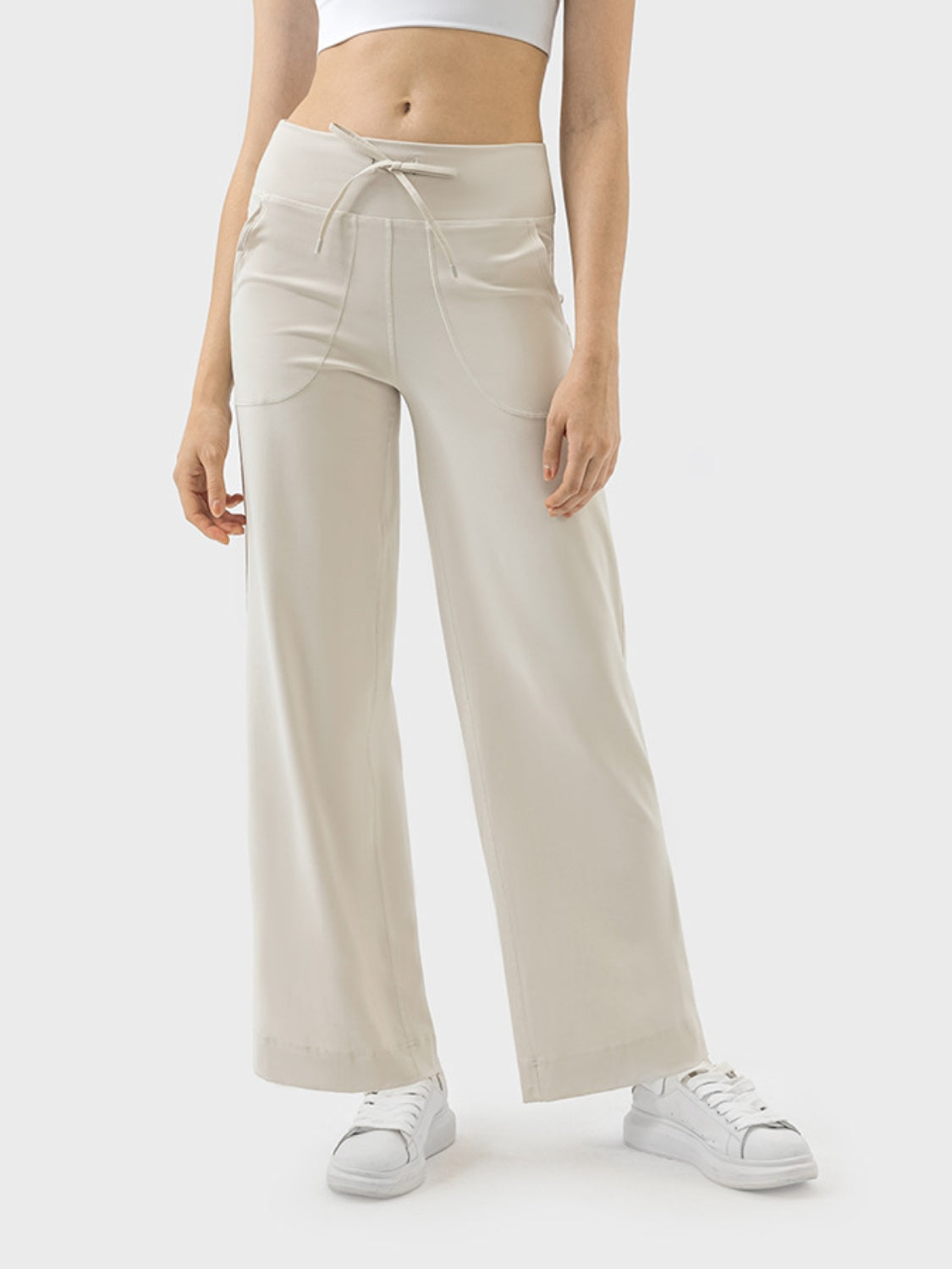 Millennia Drawstring Active Pants with Pockets - ClozArt