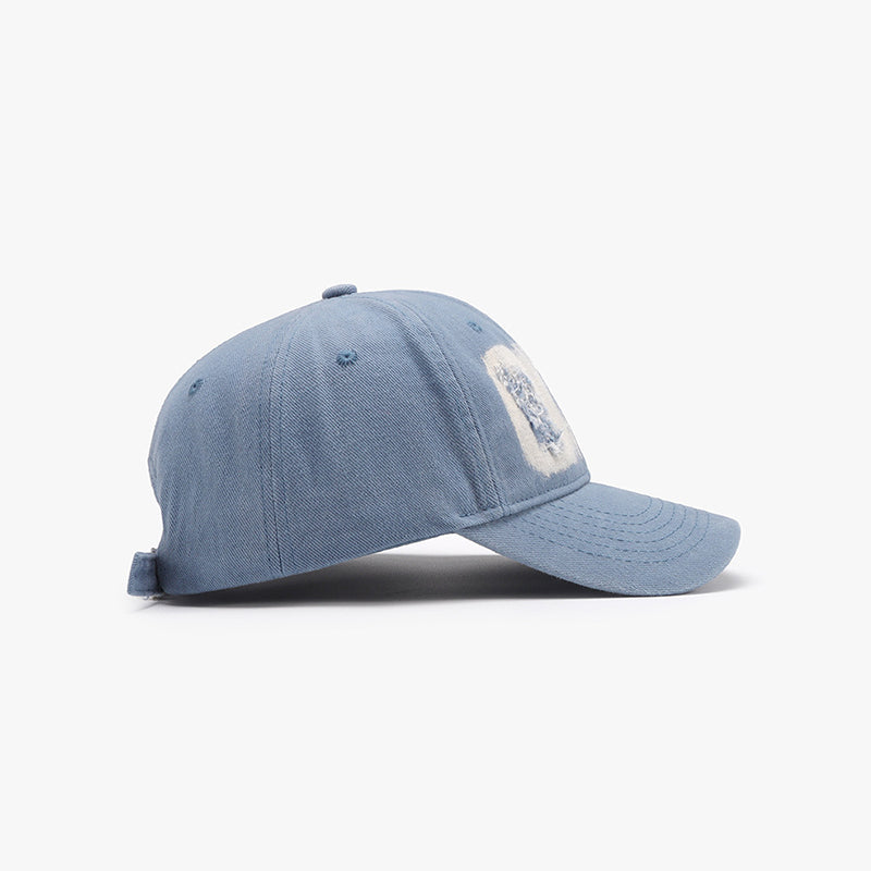 Distressed Cotton Baseball Cap - ClozArt