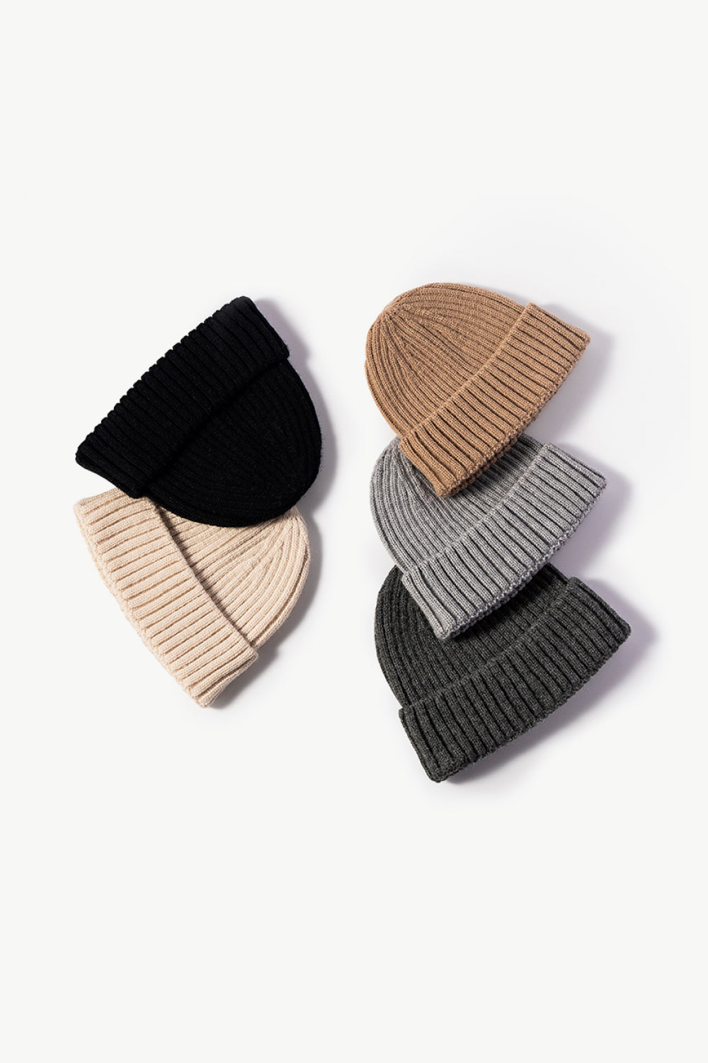 Rib-Knit Cuff Beanie - ClozArt