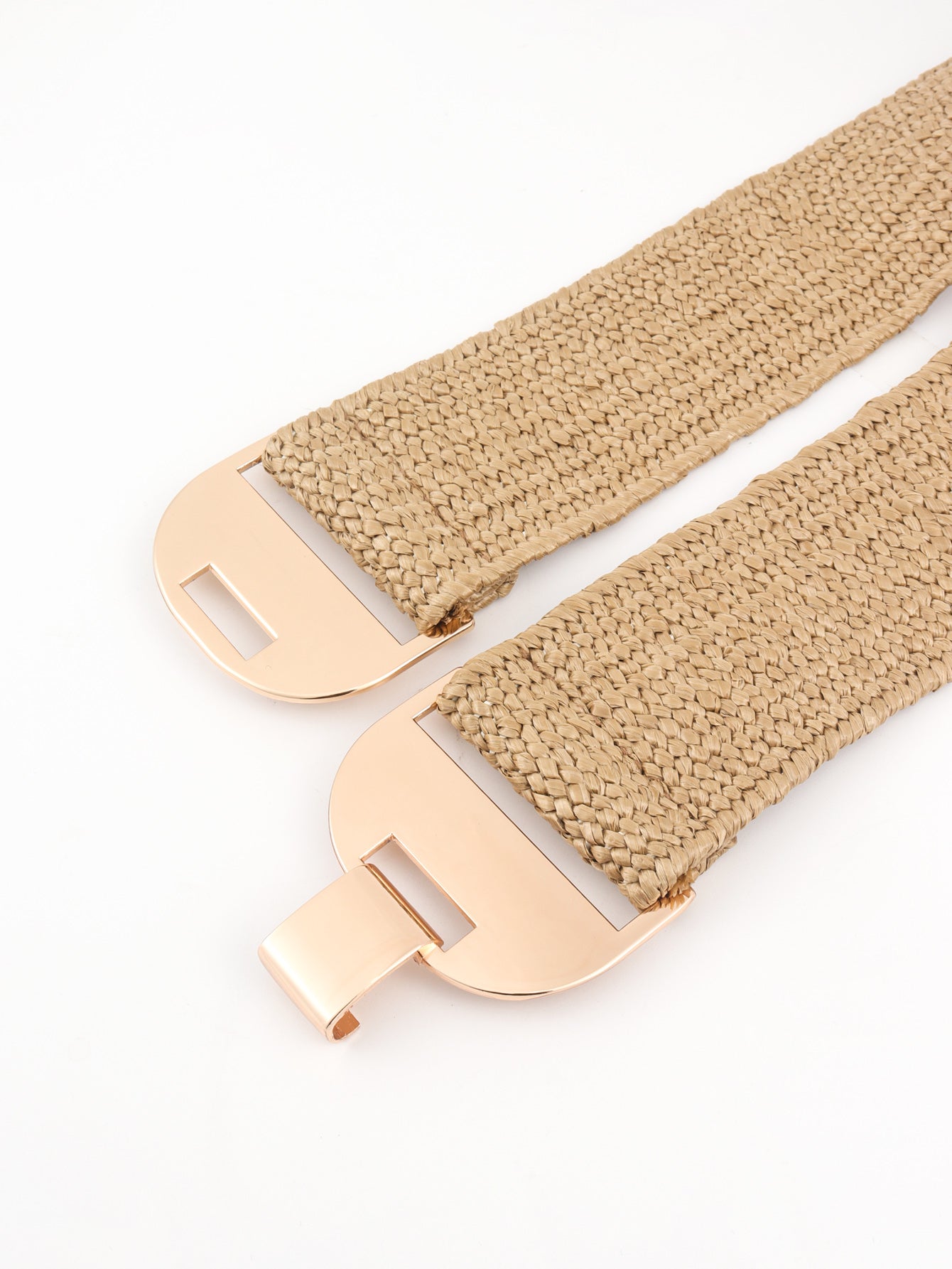 Alloy Buckle Elastic Belt - ClozArt