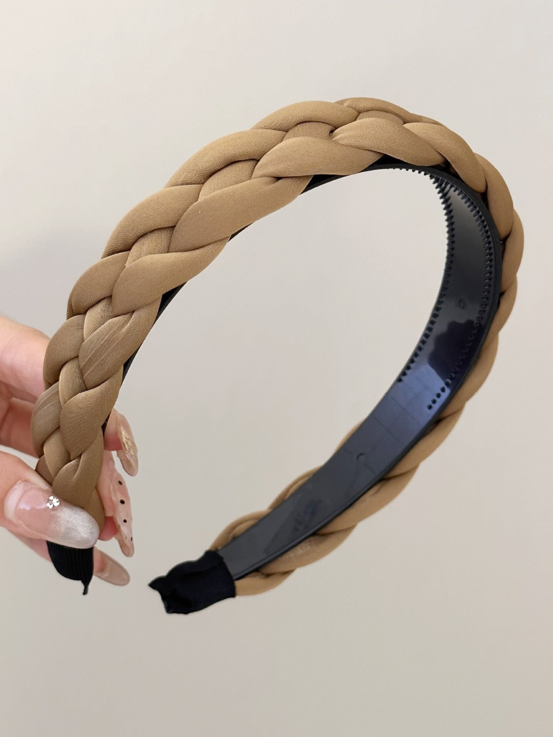 Polyester Braided Wide Headband - ClozArt