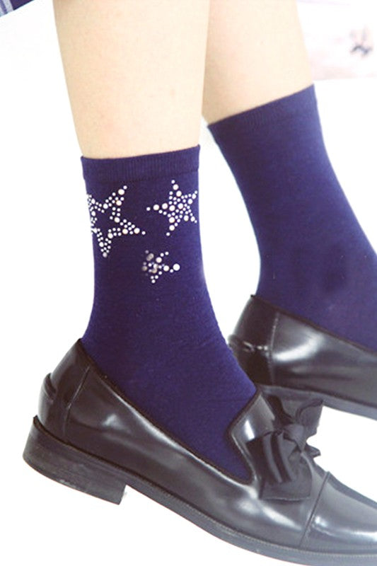 Crystal Star Fashion Socks