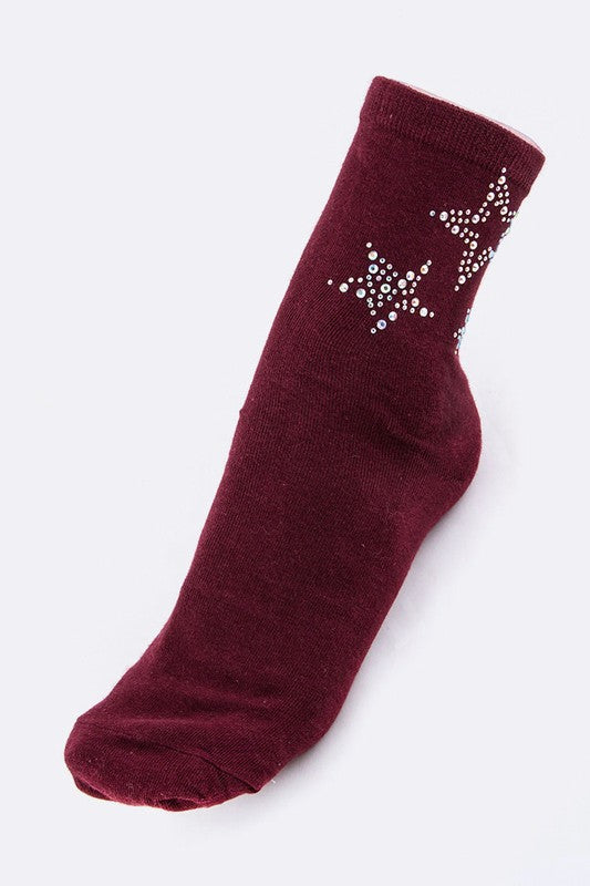 Crystal Star Fashion Socks