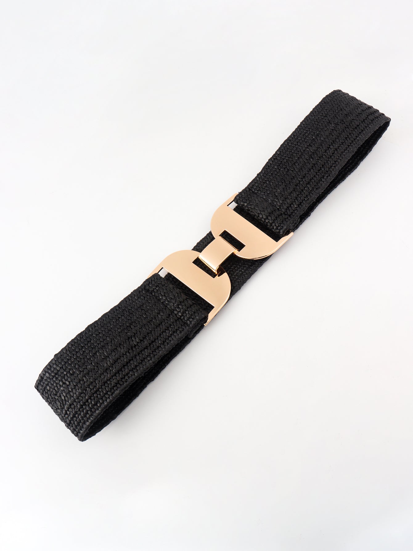 Alloy Buckle Elastic Belt - ClozArt