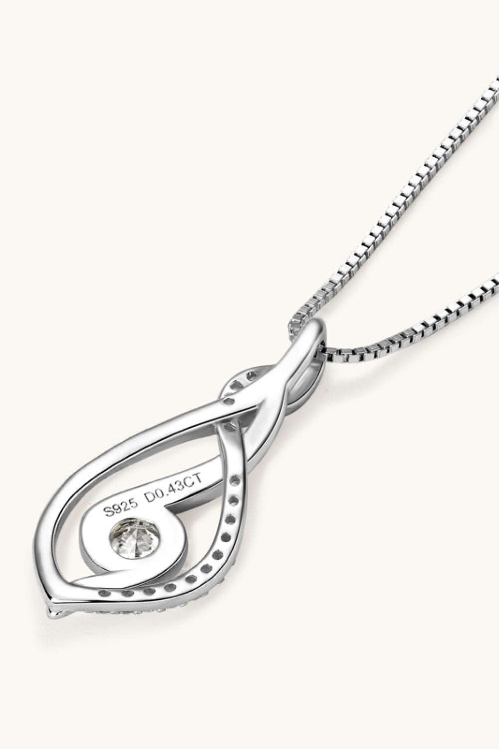 Moissanite 925 Sterling Silver Necklace - ClozArt