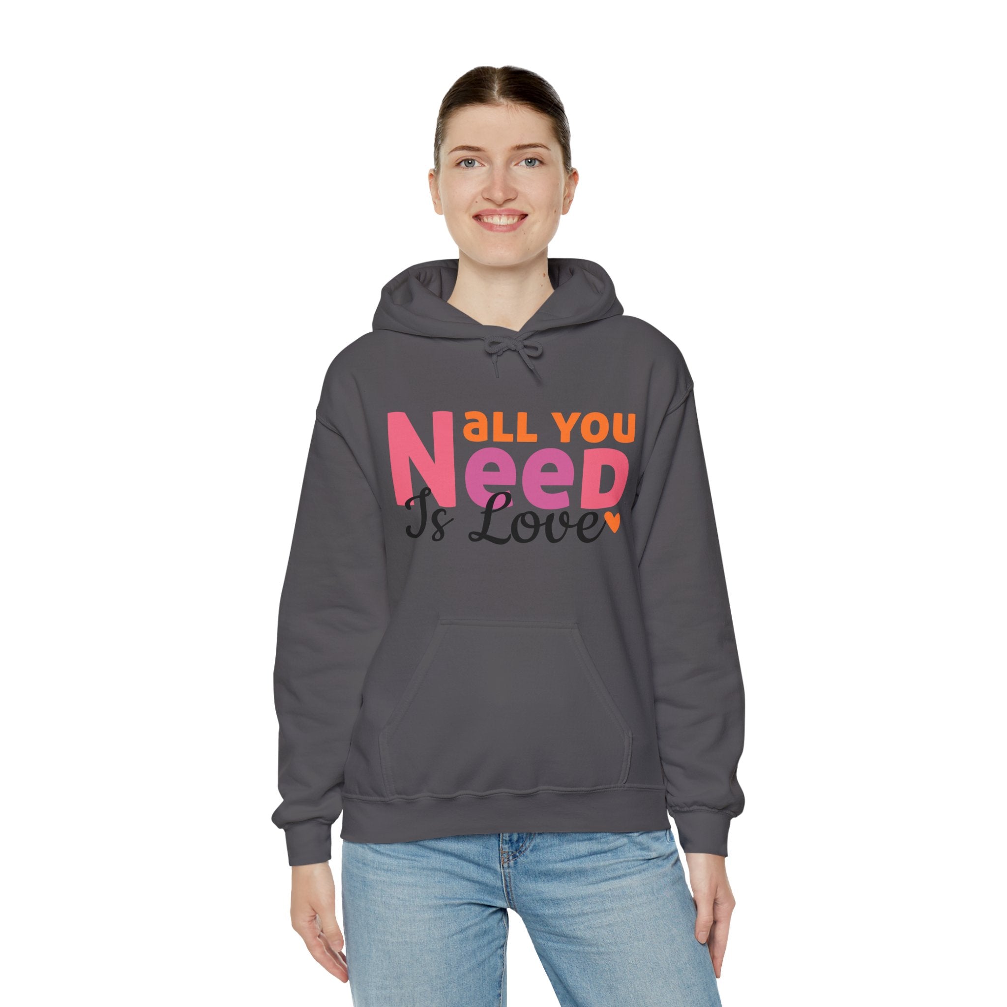 Heavy Blend™ Hooded Sweatshirt - All You Need Is Love