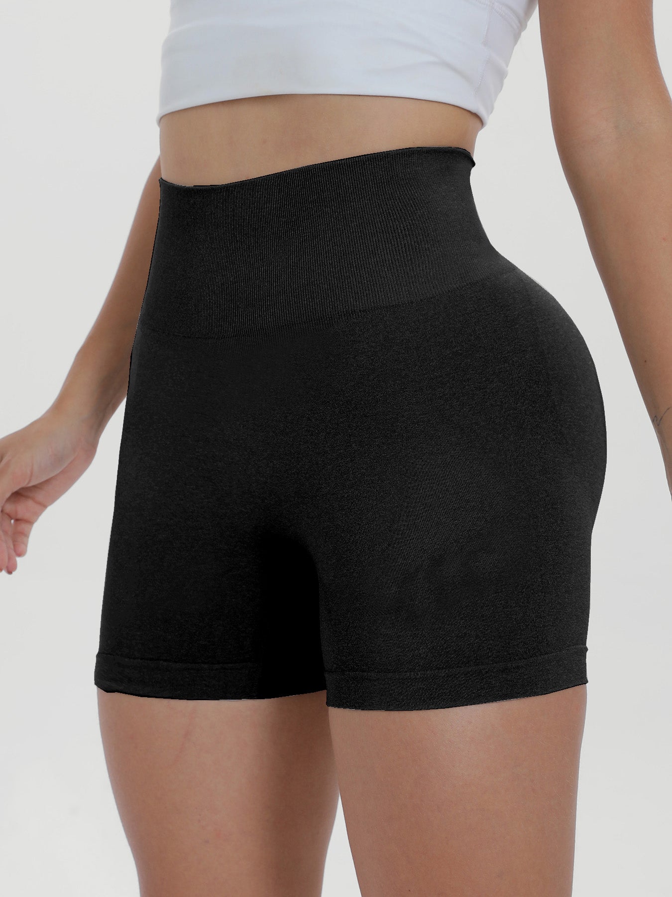 High Waist Active Shorts - ClozArt