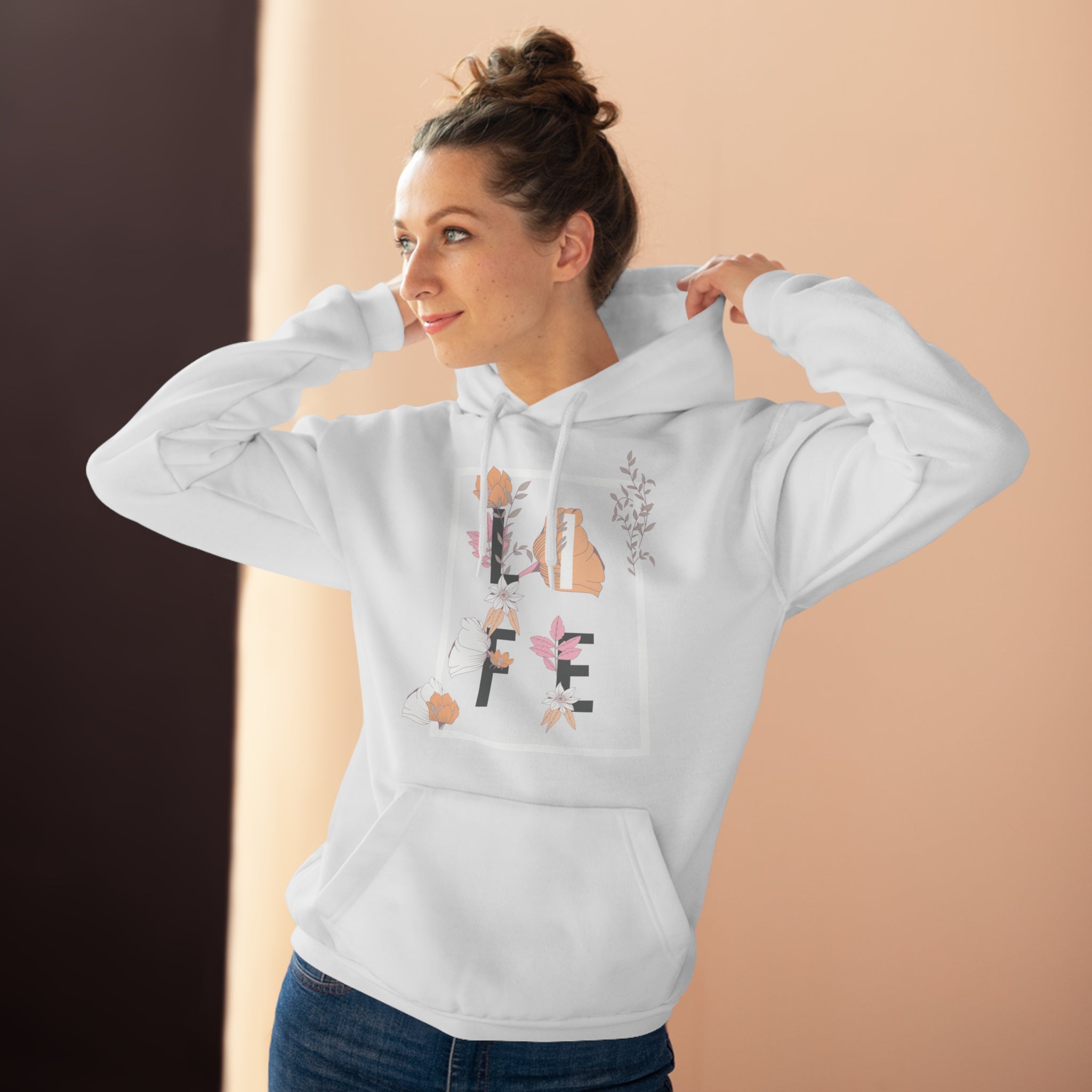 Woman Pullover Hoodie - Life