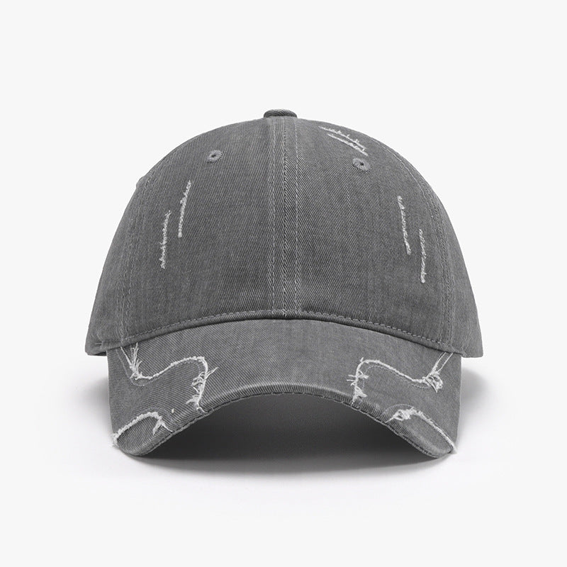 Raw Hem Adjustable Cap - ClozArt