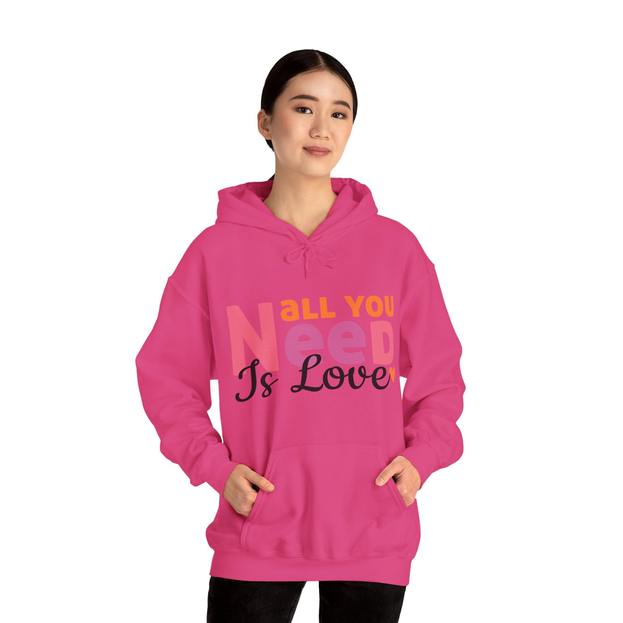 Heavy Blend™ Hooded Sweatshirt - All You Need Is Love