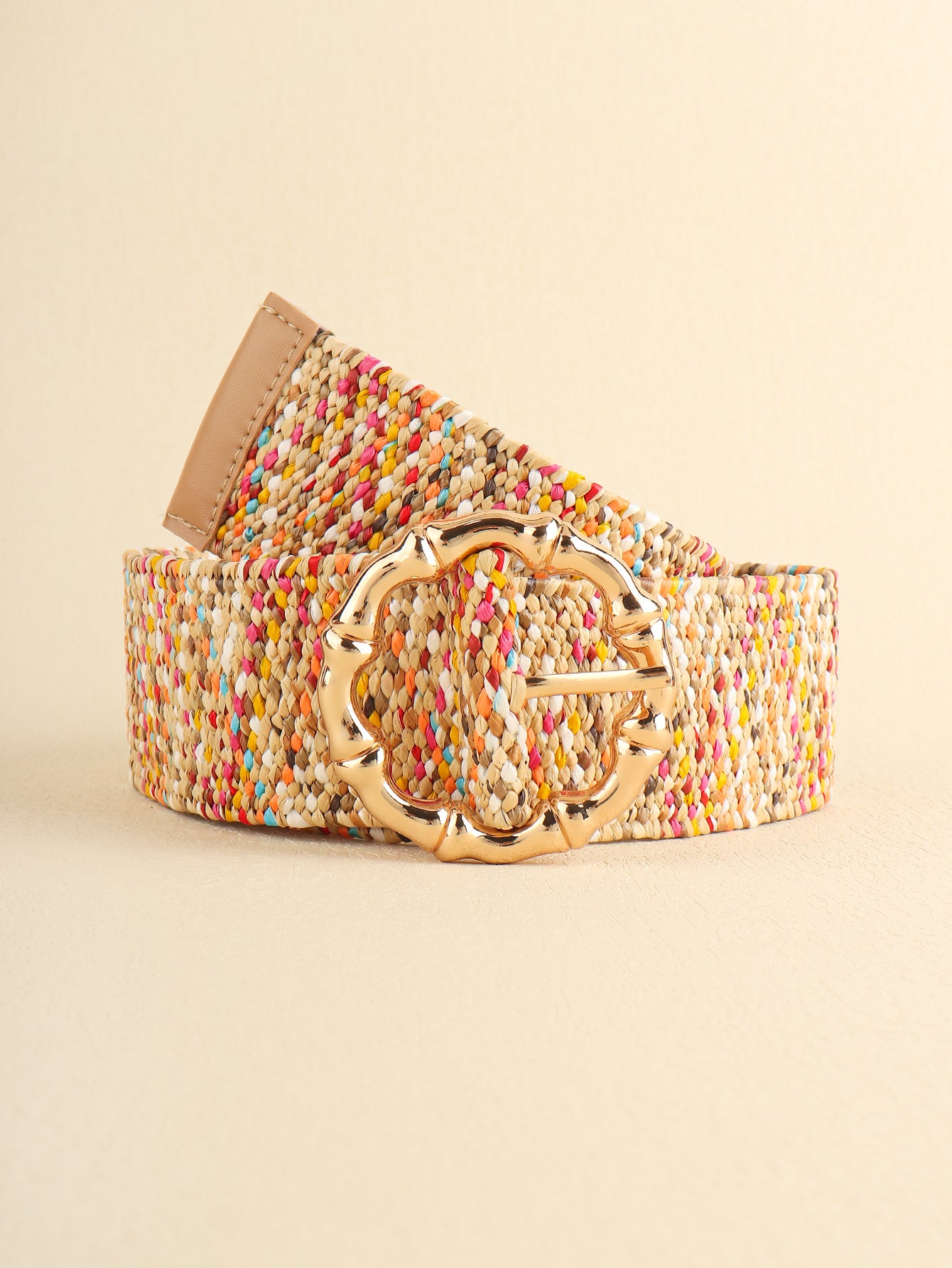 Multicolored Wide Belt - ClozArt