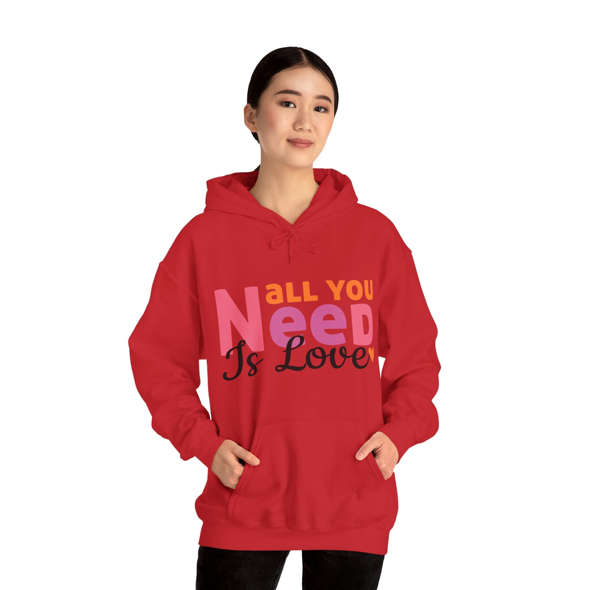 Heavy Blend™ Hooded Sweatshirt - All You Need Is Love