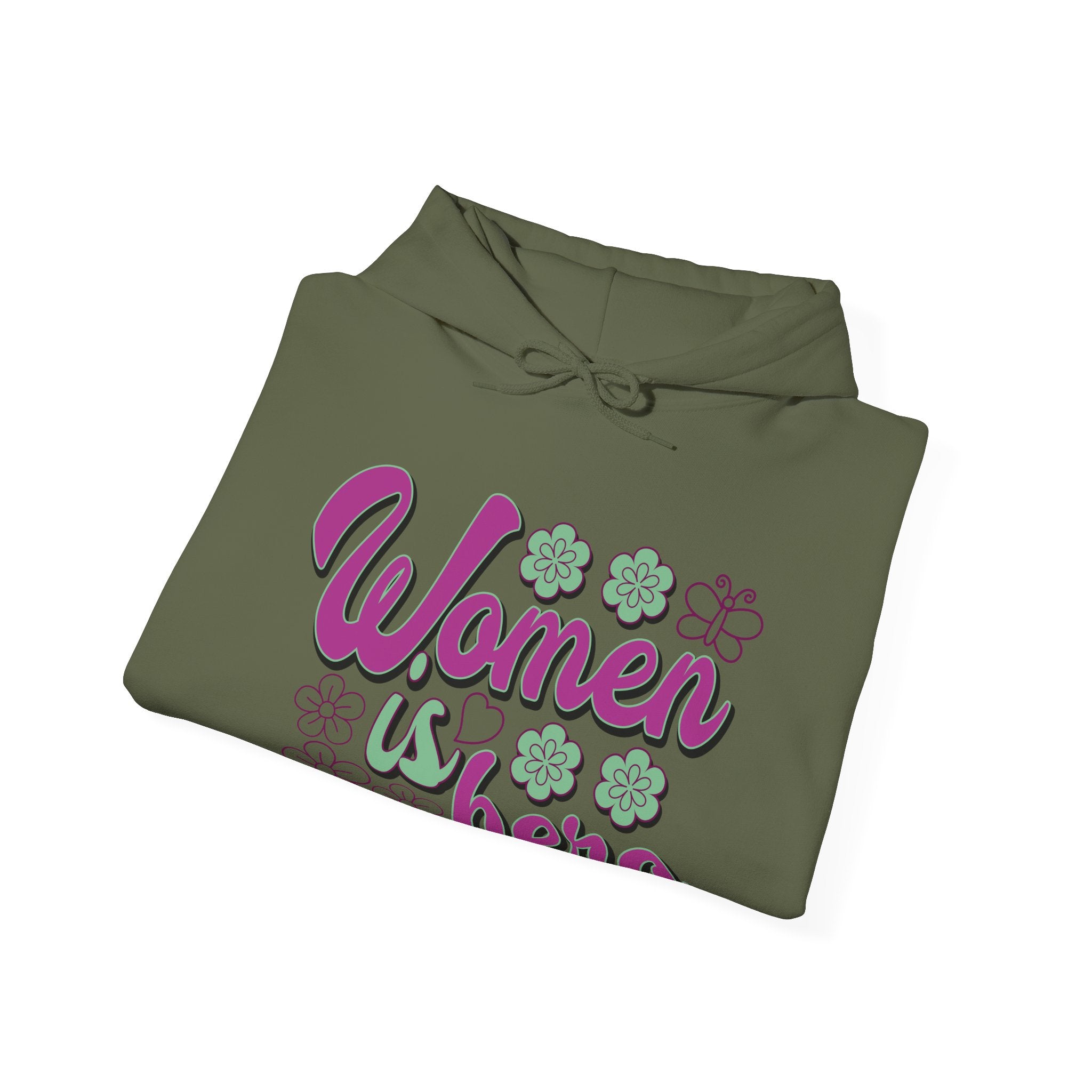 Heavy Blend™ Hooded Sweatshirt - Women is Hero