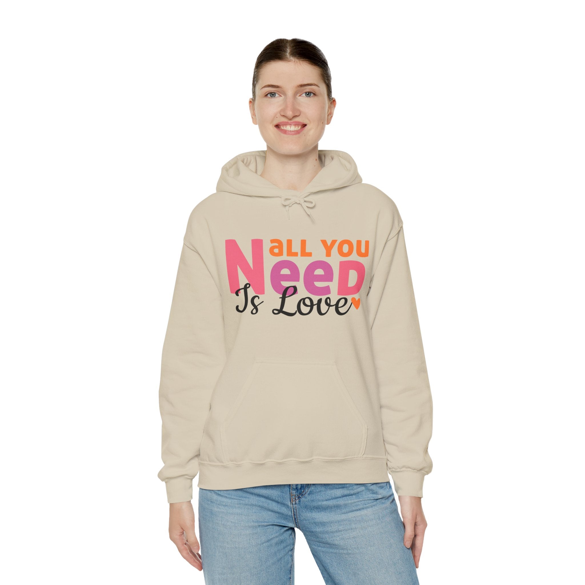 Heavy Blend™ Hooded Sweatshirt - All You Need Is Love