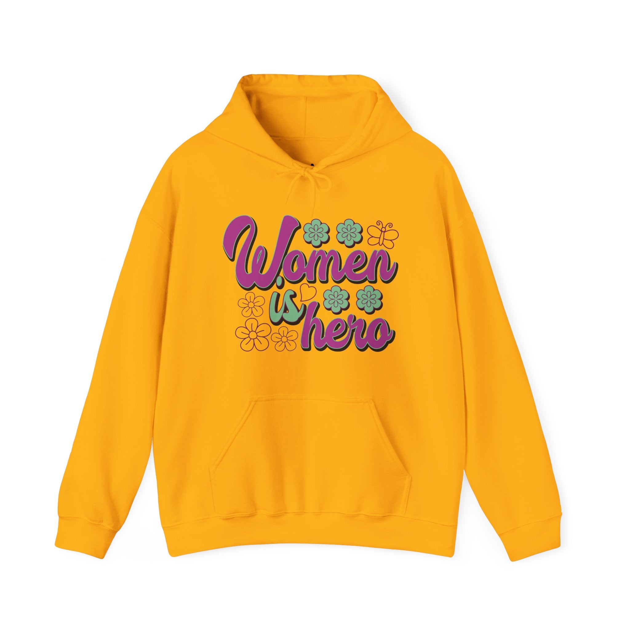 Heavy Blend™ Hooded Sweatshirt - Women is Hero