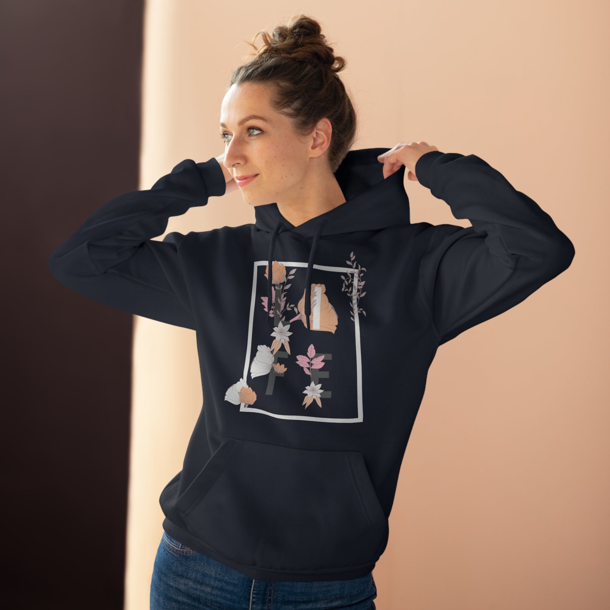 Woman Pullover Hoodie - Life