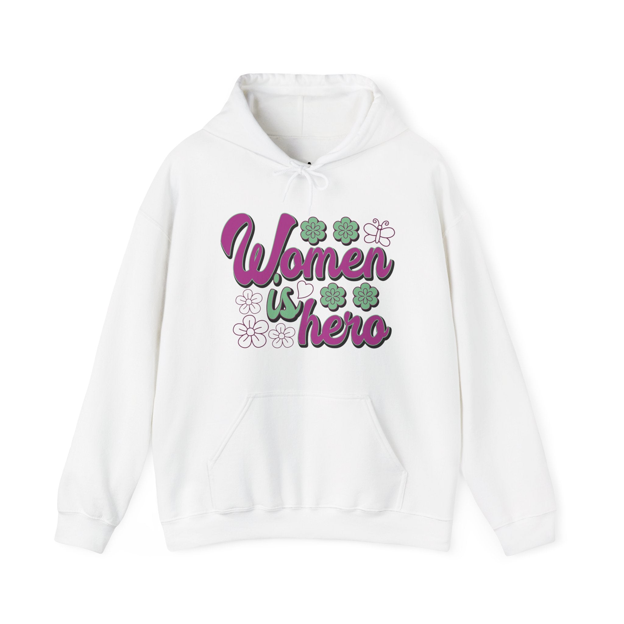 Heavy Blend™ Hooded Sweatshirt - Women is Hero