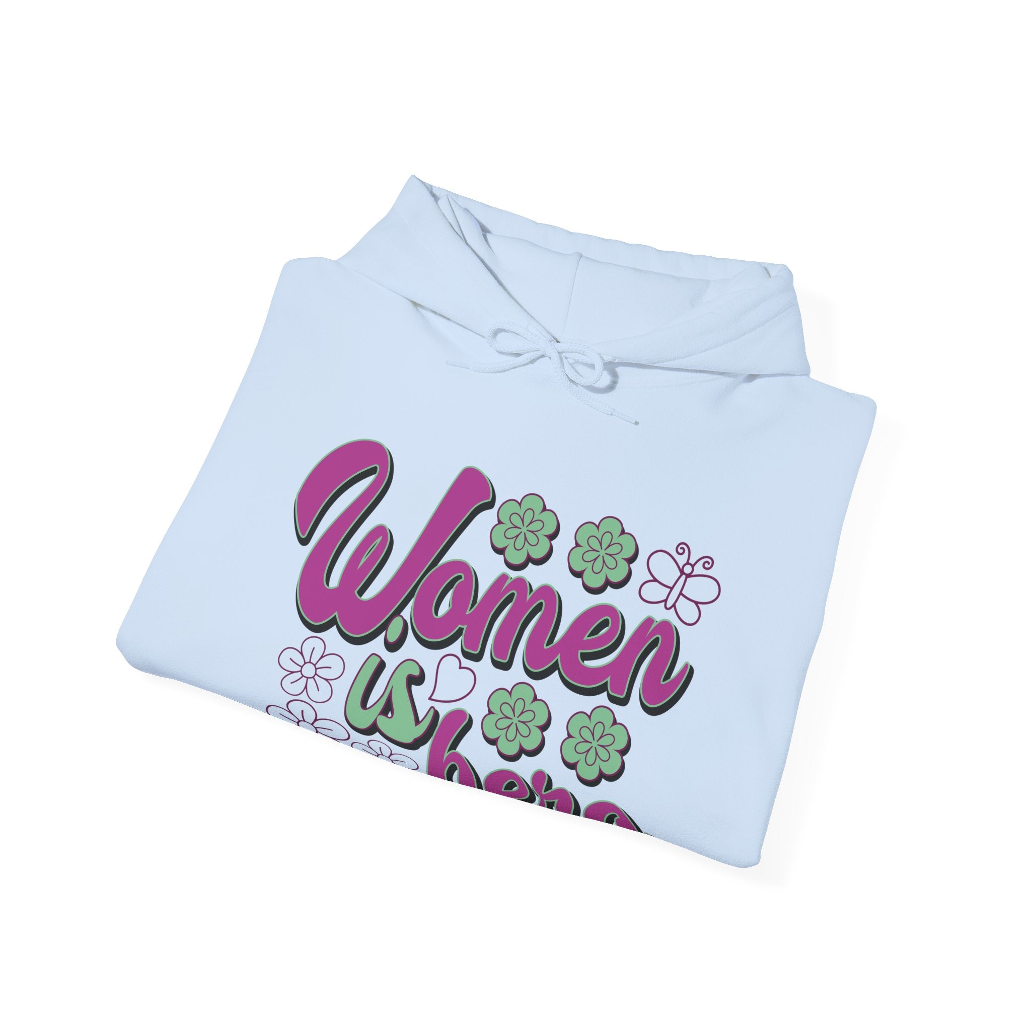 Heavy Blend™ Hooded Sweatshirt - Women is Hero