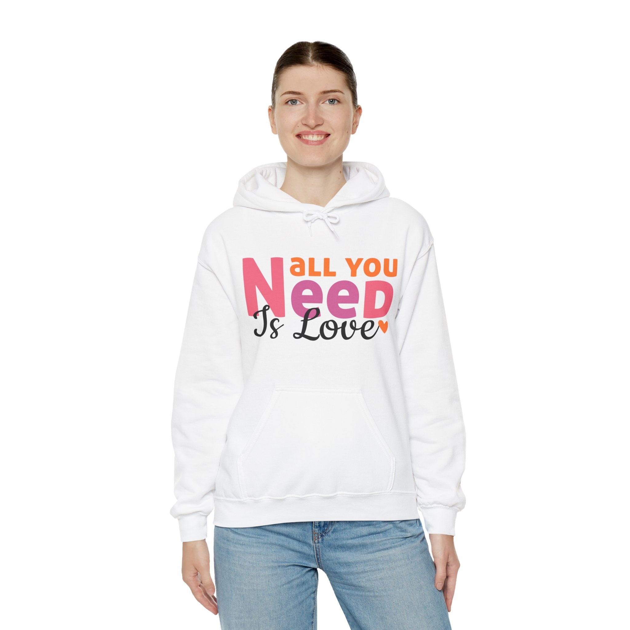 Heavy Blend™ Hooded Sweatshirt - All You Need Is Love