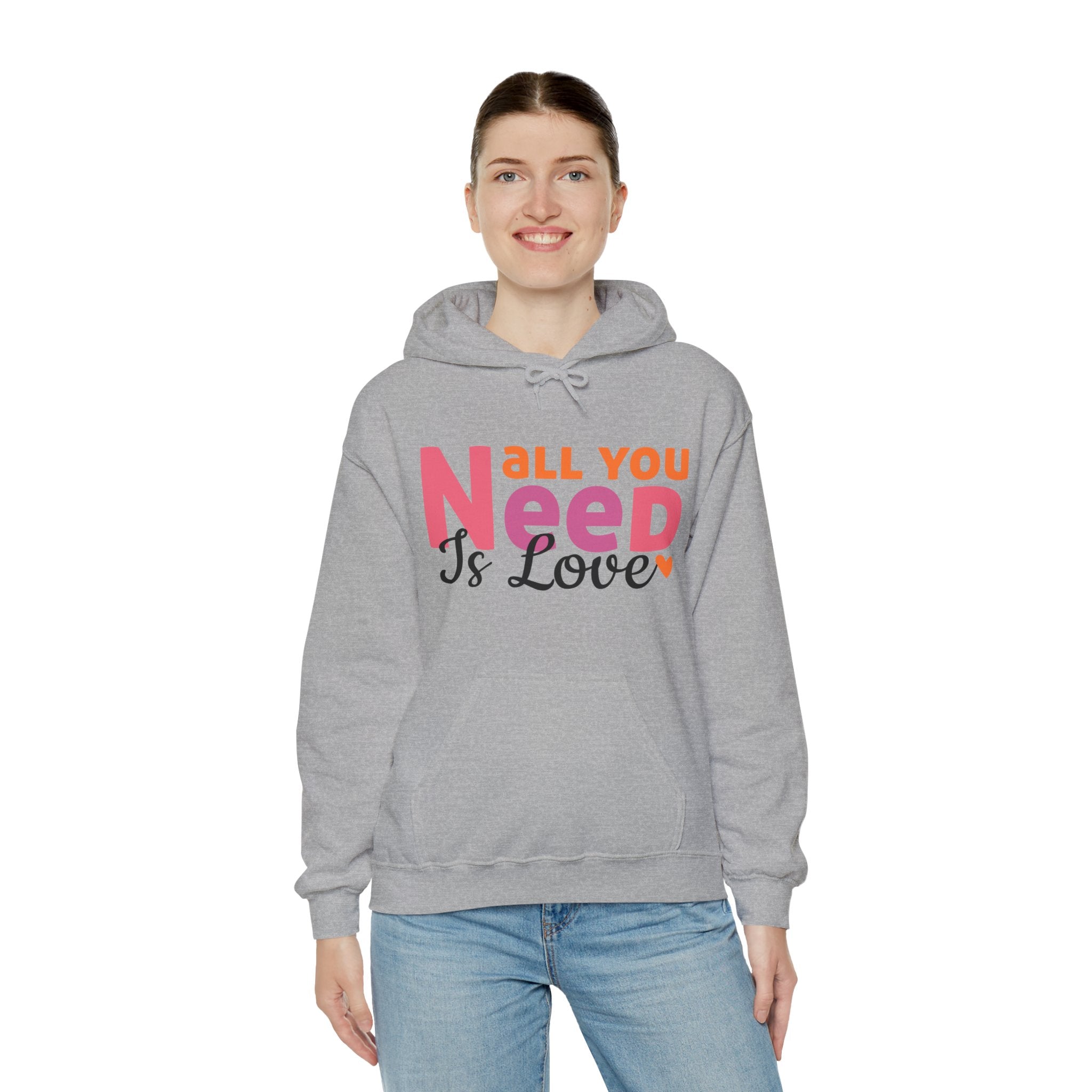 Heavy Blend™ Hooded Sweatshirt - All You Need Is Love