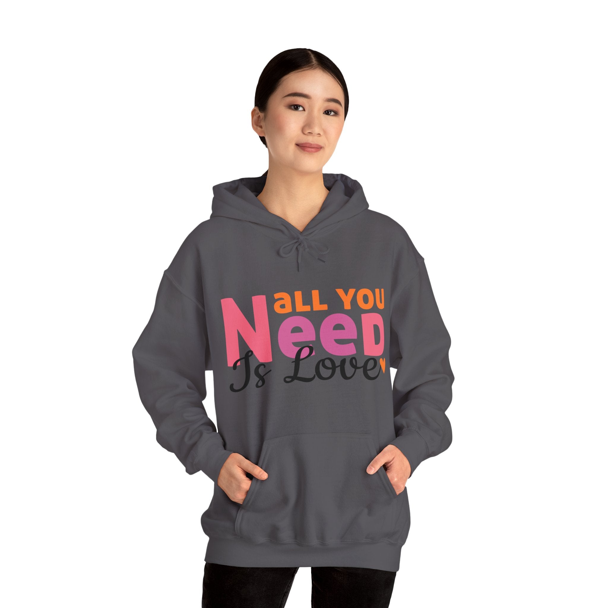 Heavy Blend™ Hooded Sweatshirt - All You Need Is Love