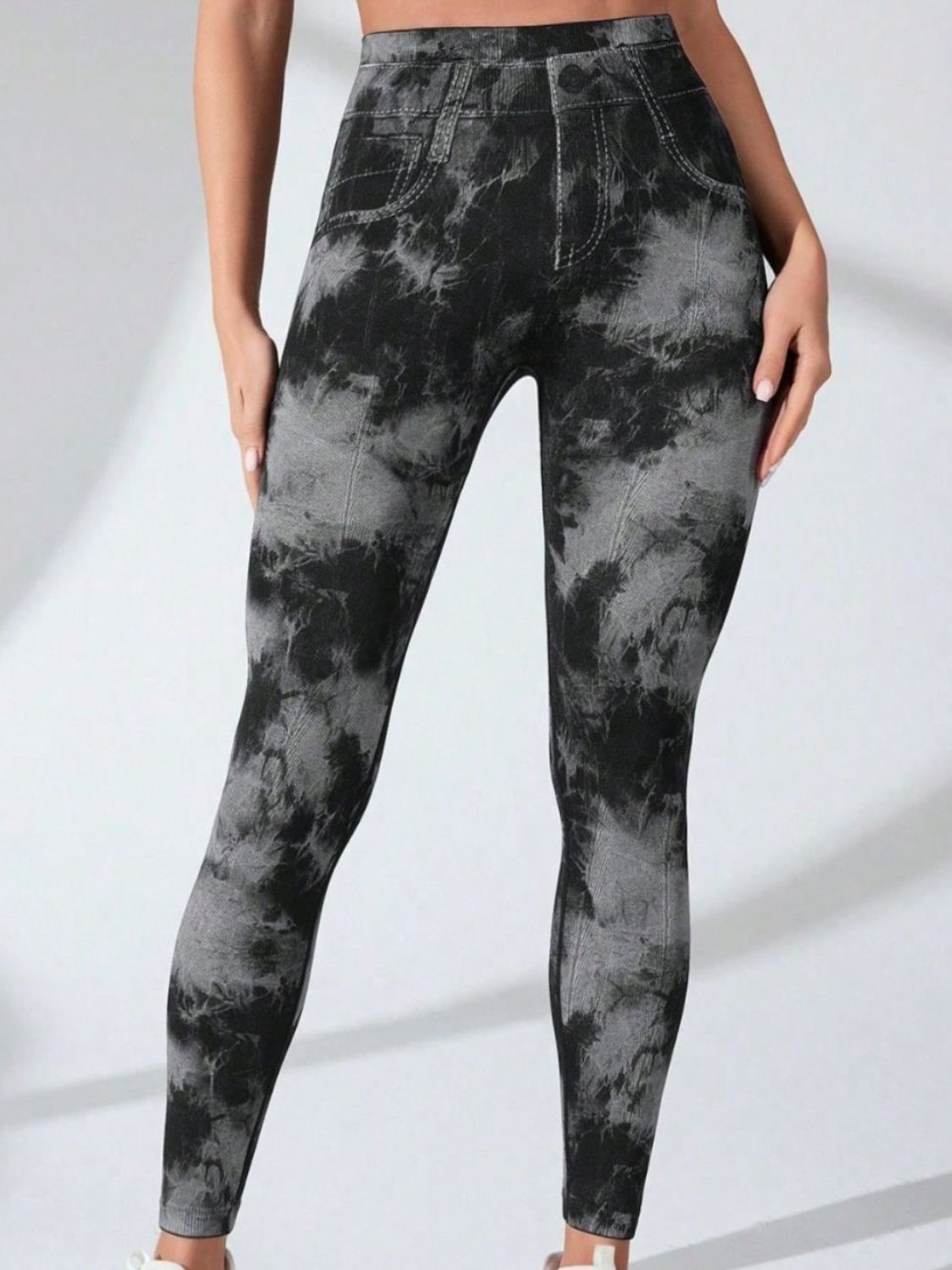 Tie-Dye High Waist Active Leggings - ClozArt