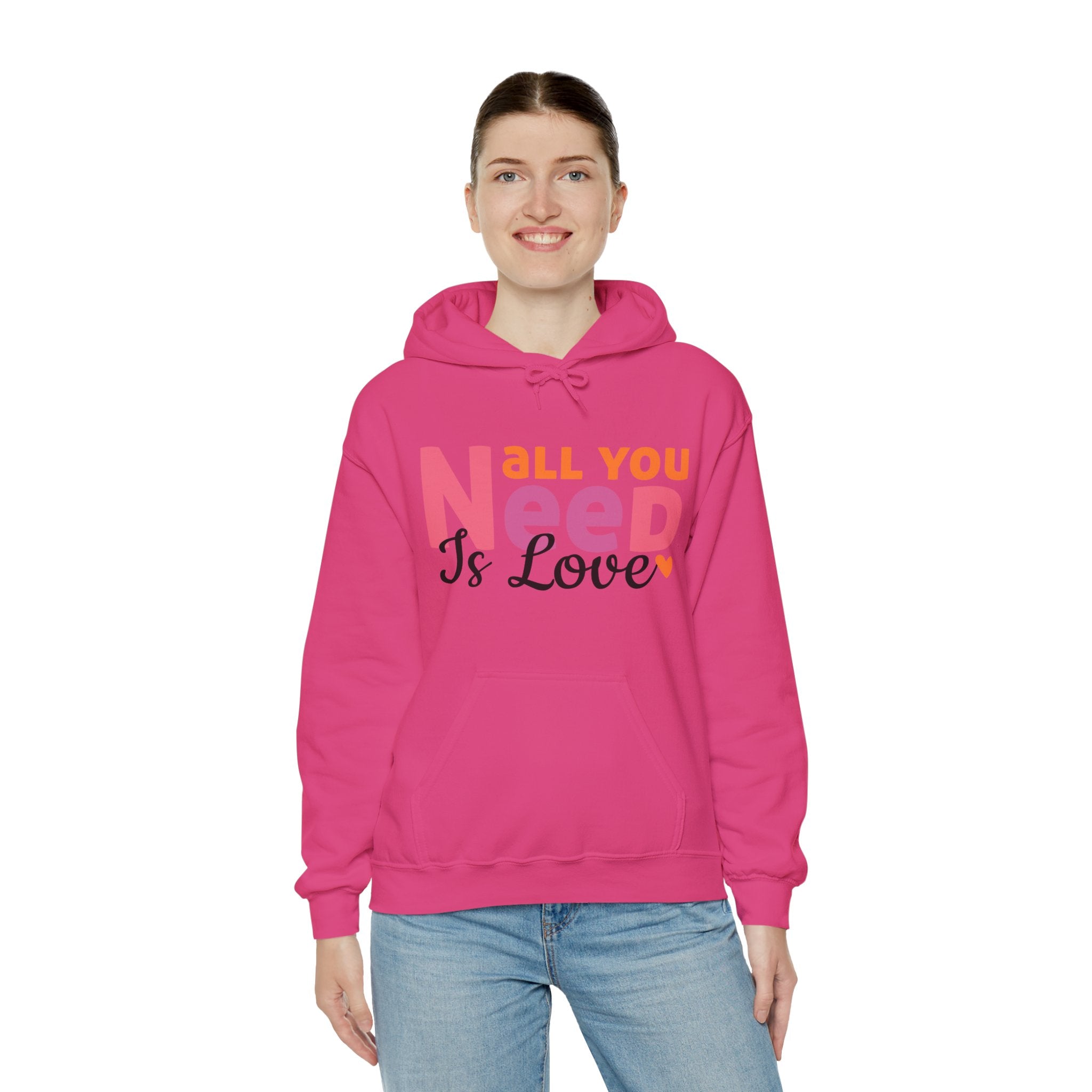 Heavy Blend™ Hooded Sweatshirt - All You Need Is Love