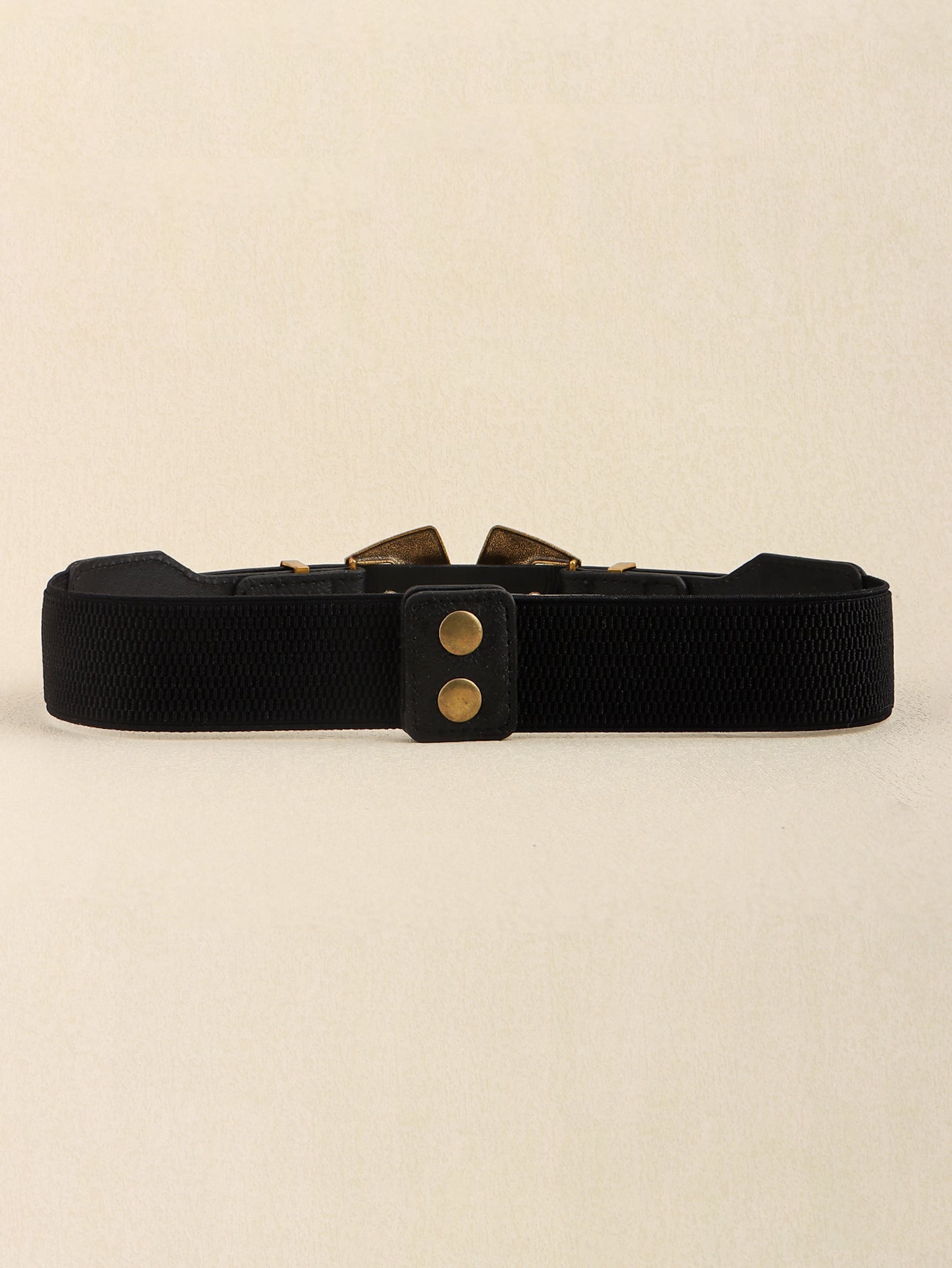 Double Buckle PU Leather Belt - ClozArt