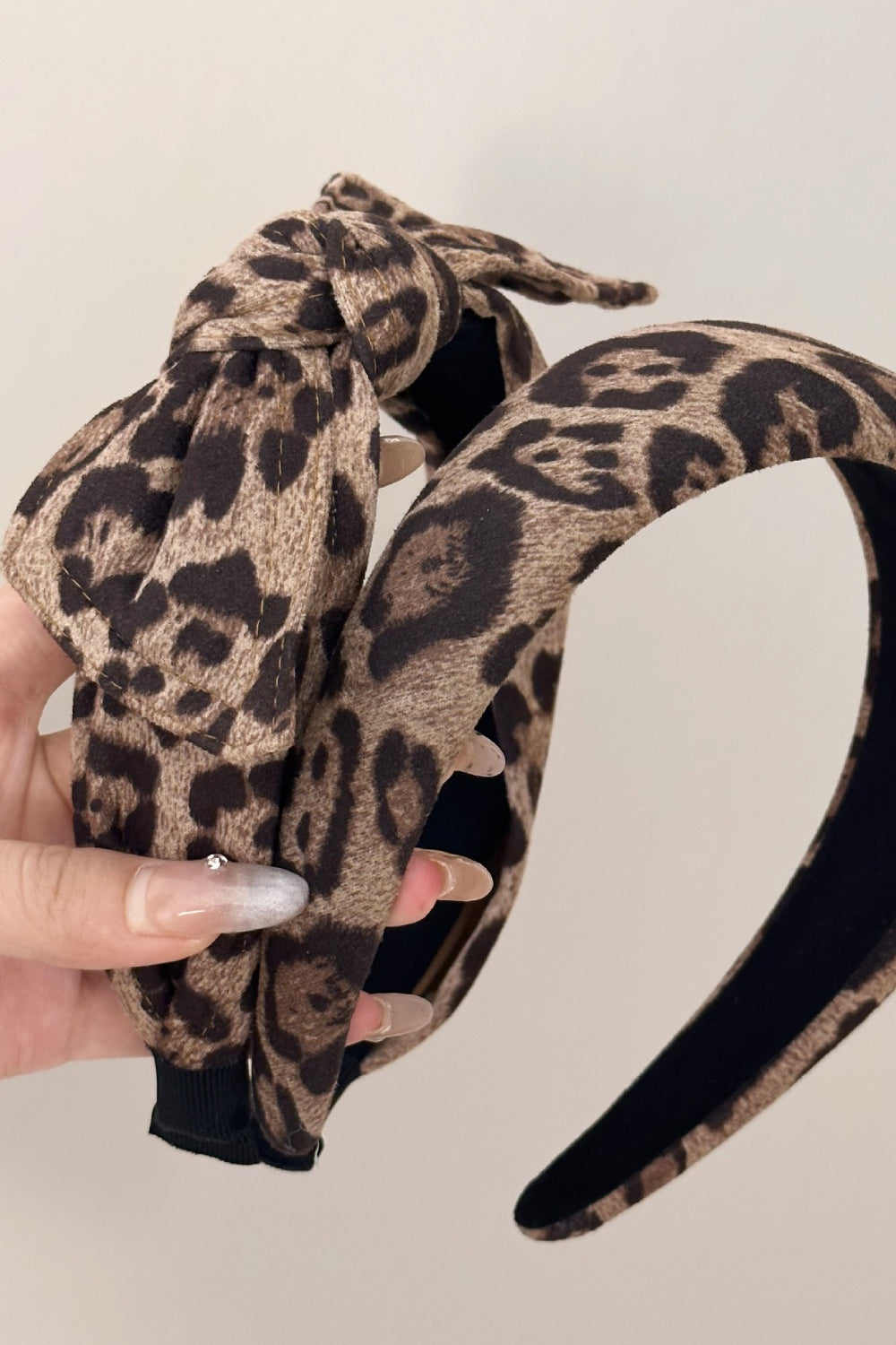 Leopard Polyester Wide Headband - ClozArt