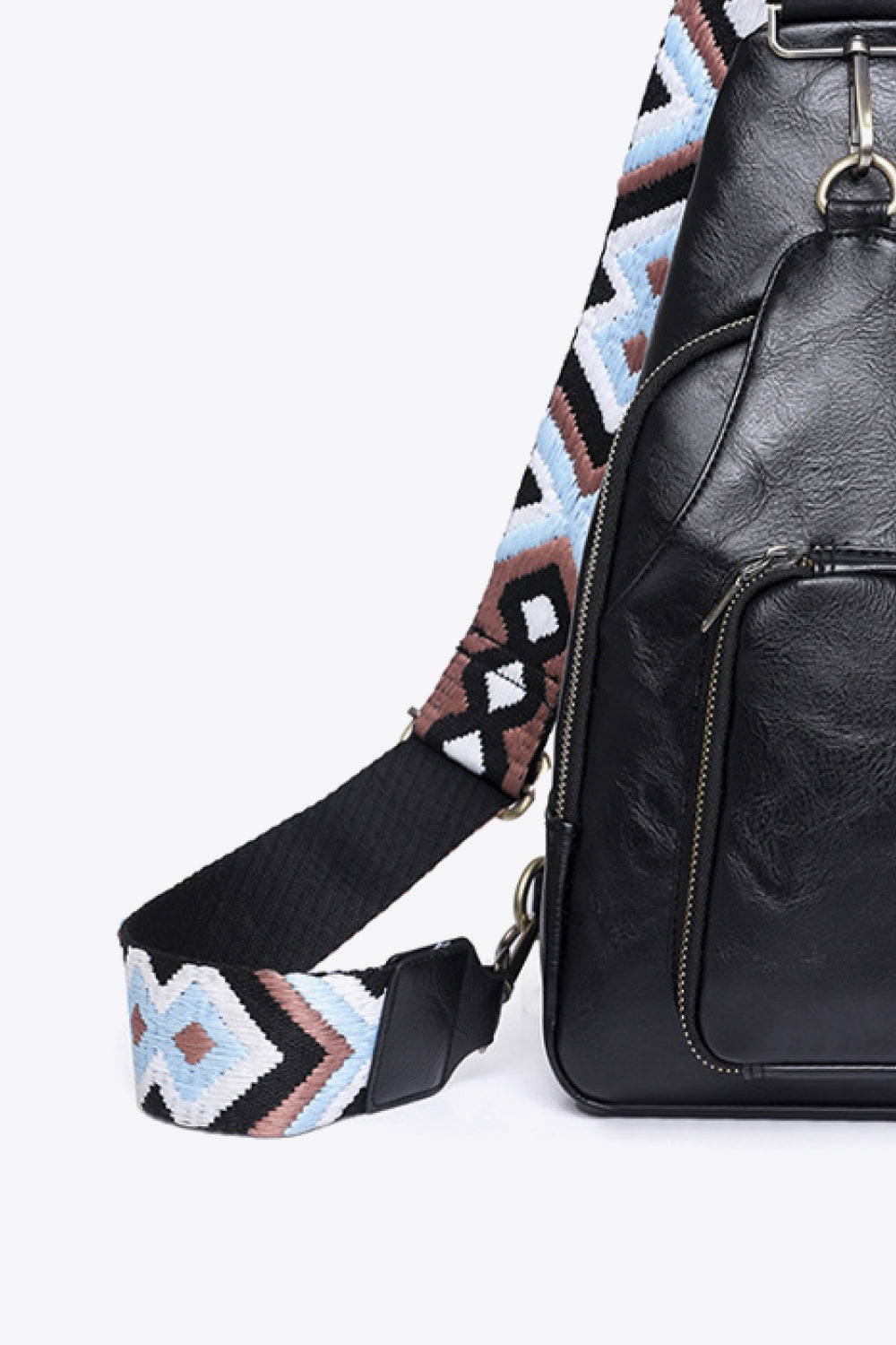 Adored Take A Trip PU Leather Sling Bag - ClozArt