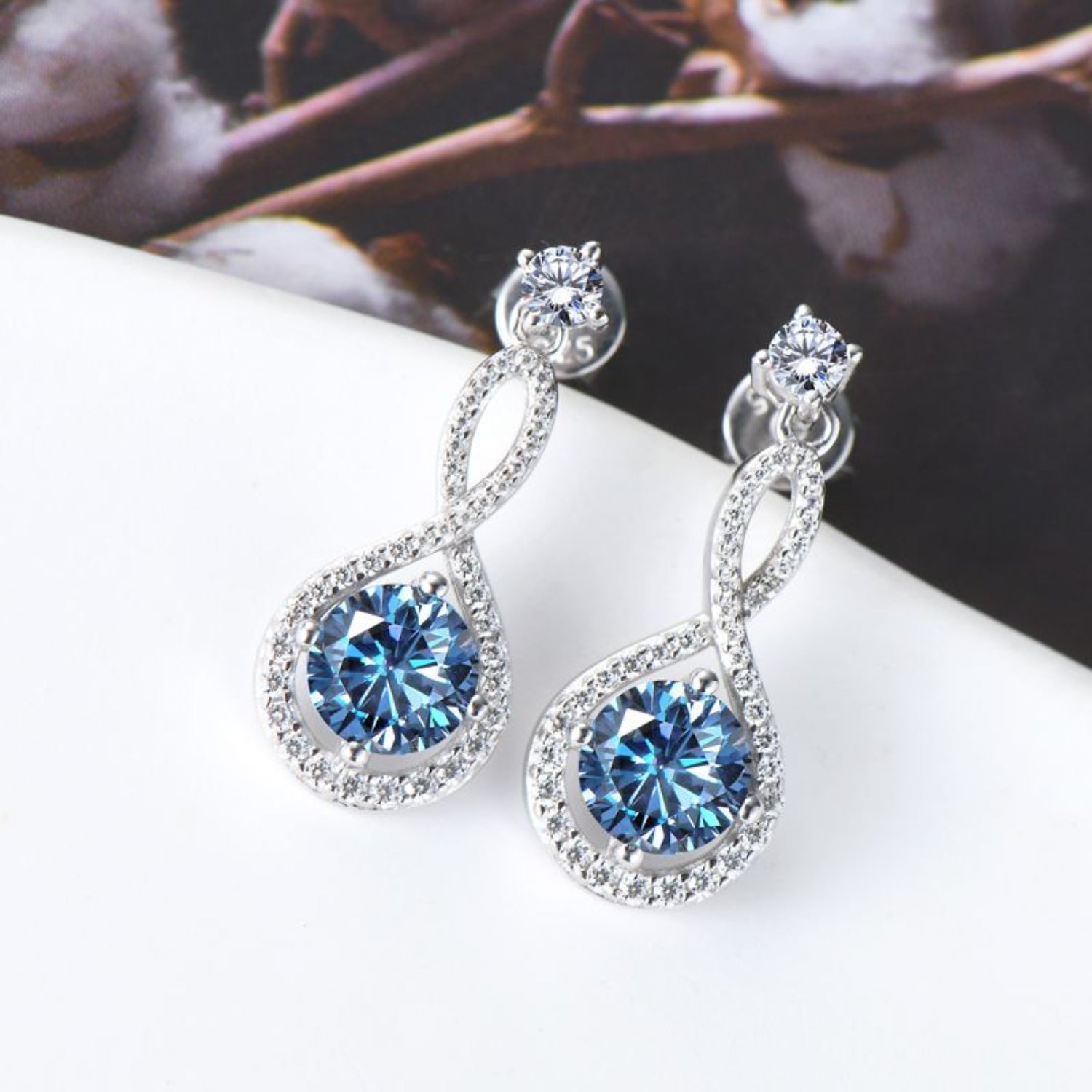 1 Carat Moissanite 925 Sterling Silver Earrings - ClozArt