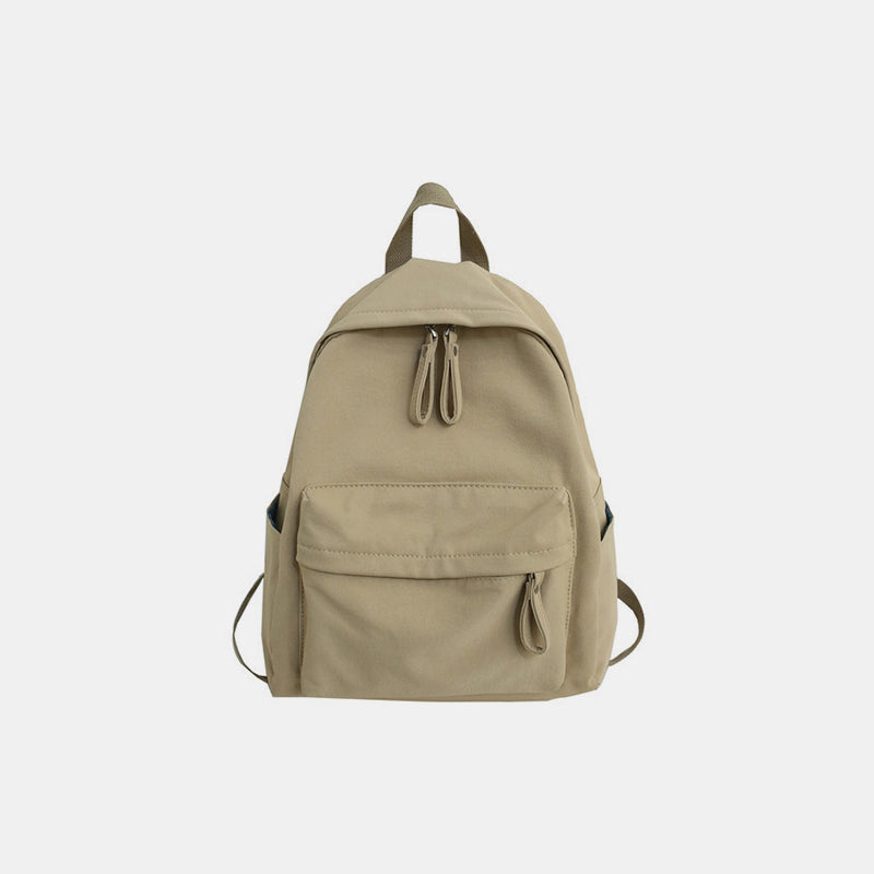 Zip Cotton Backpack Bag - ClozArt