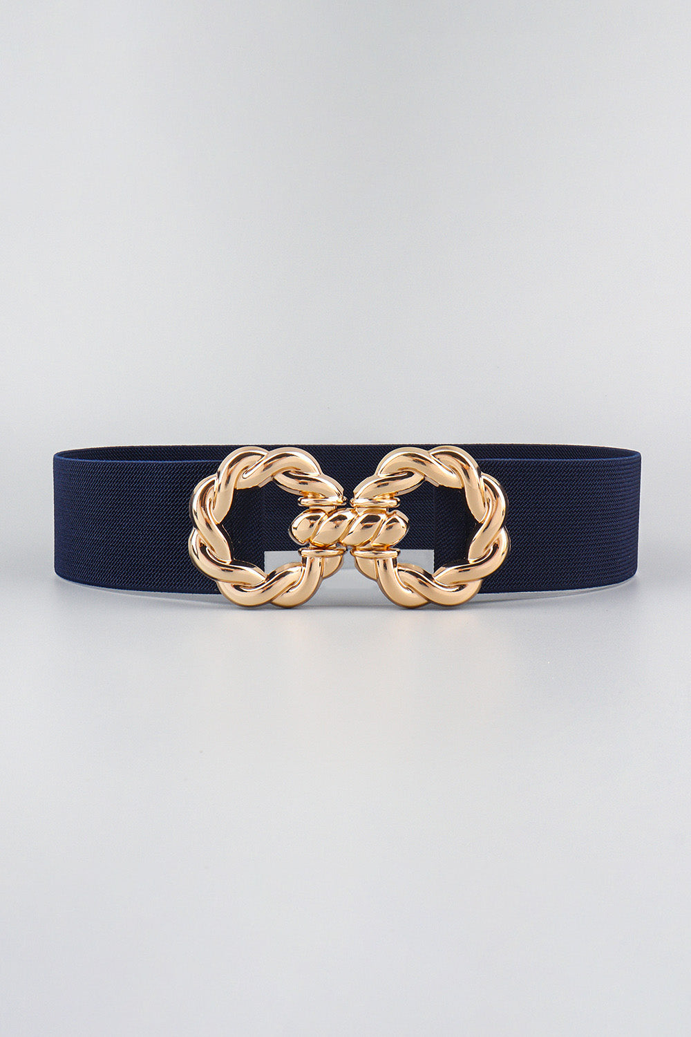 Zinc Alloy Buckle Elastic Belt - ClozArt