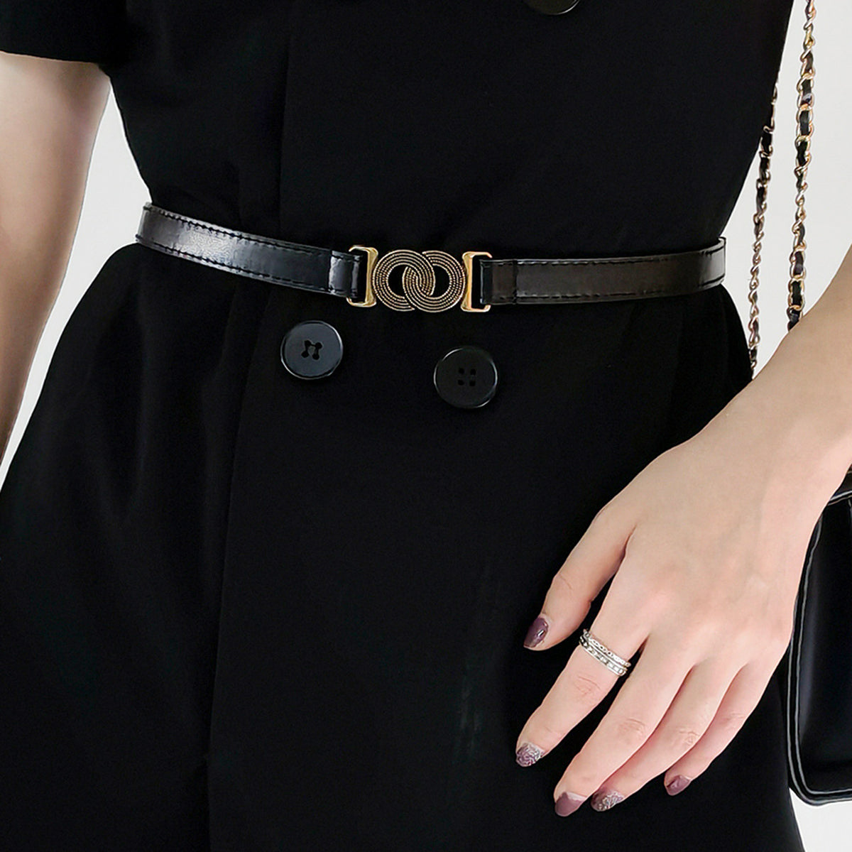 Alloy Buckle PU Belt - ClozArt