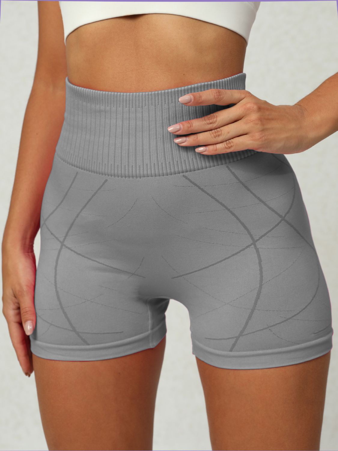 High Waist Active Shorts - ClozArt