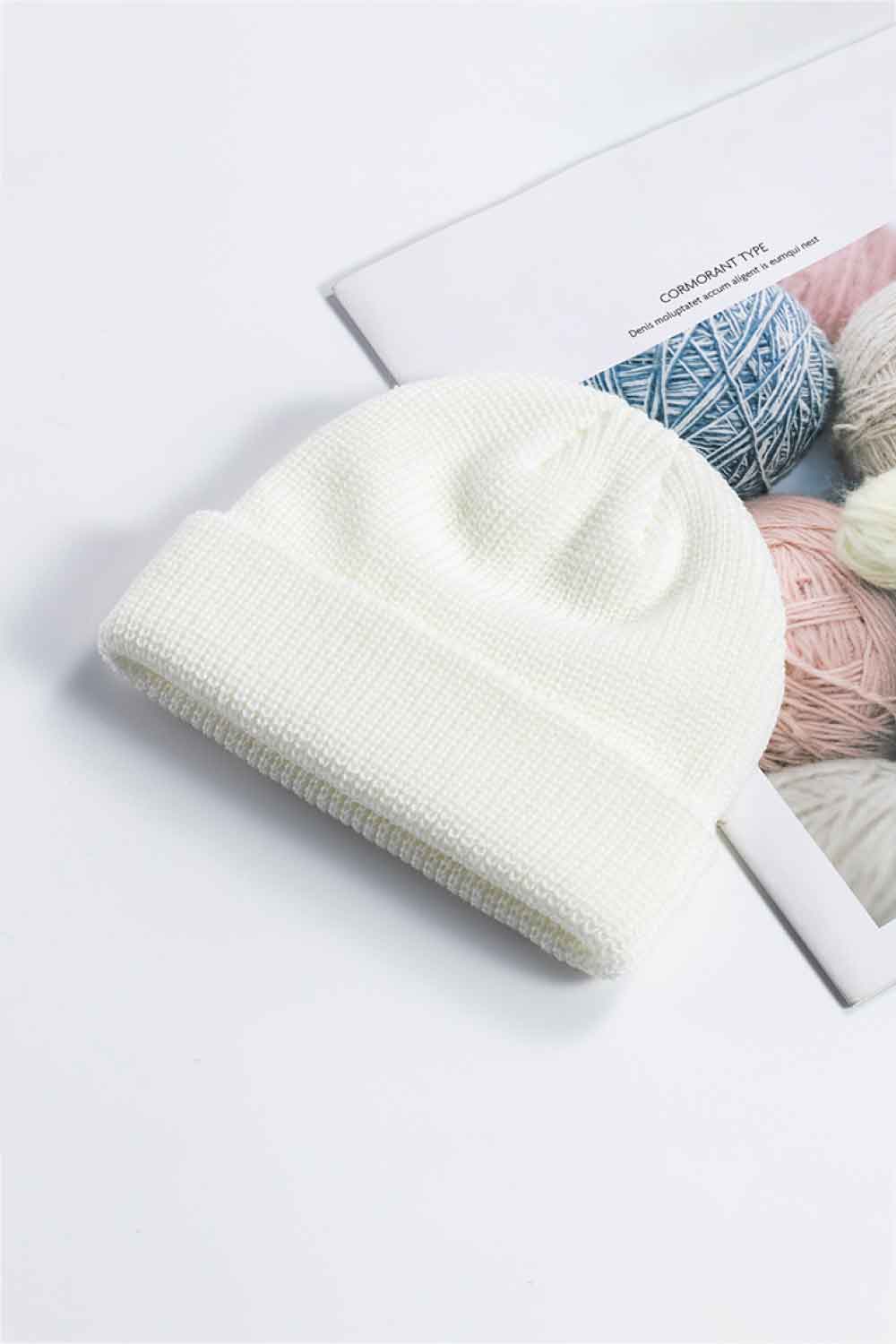 Cozy Rib-Knit Cuff Beanie - ClozArt