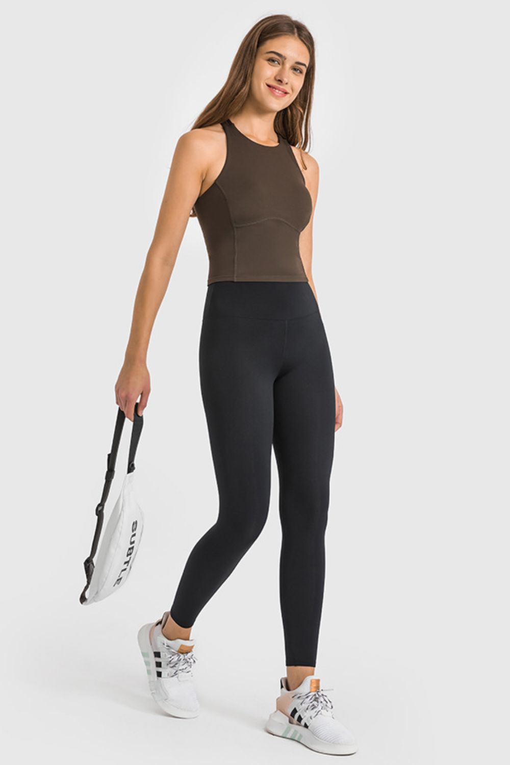 Millennia High Waist Ankle-Length Yoga Leggings - ClozArt