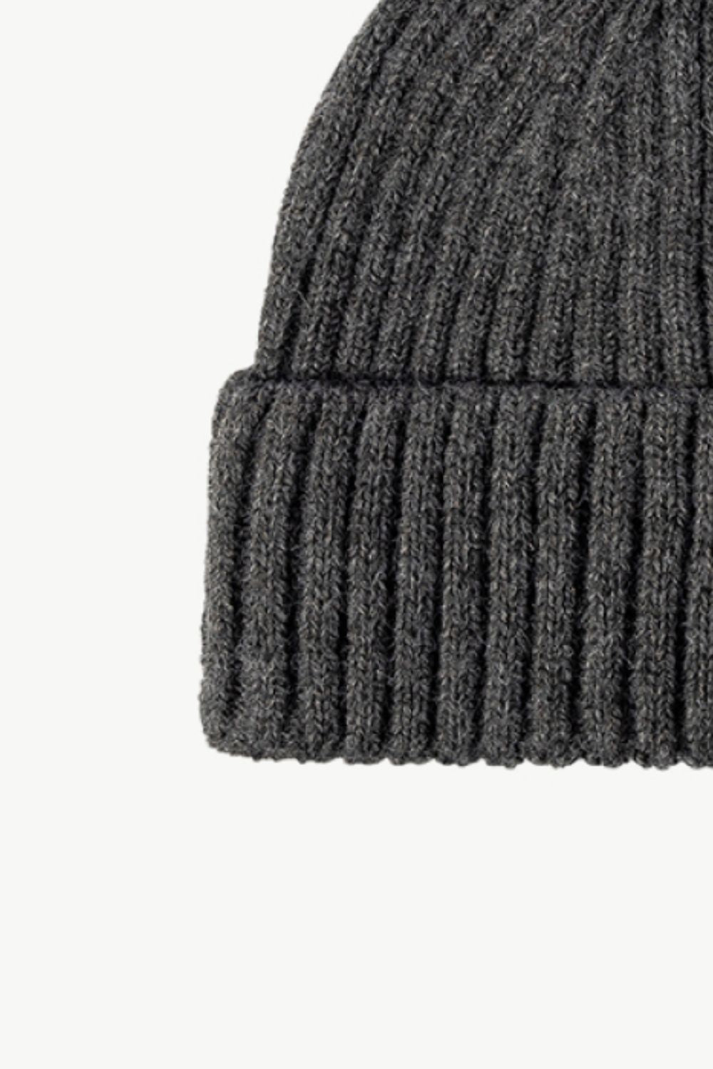 Rib-Knit Cuff Beanie - ClozArt