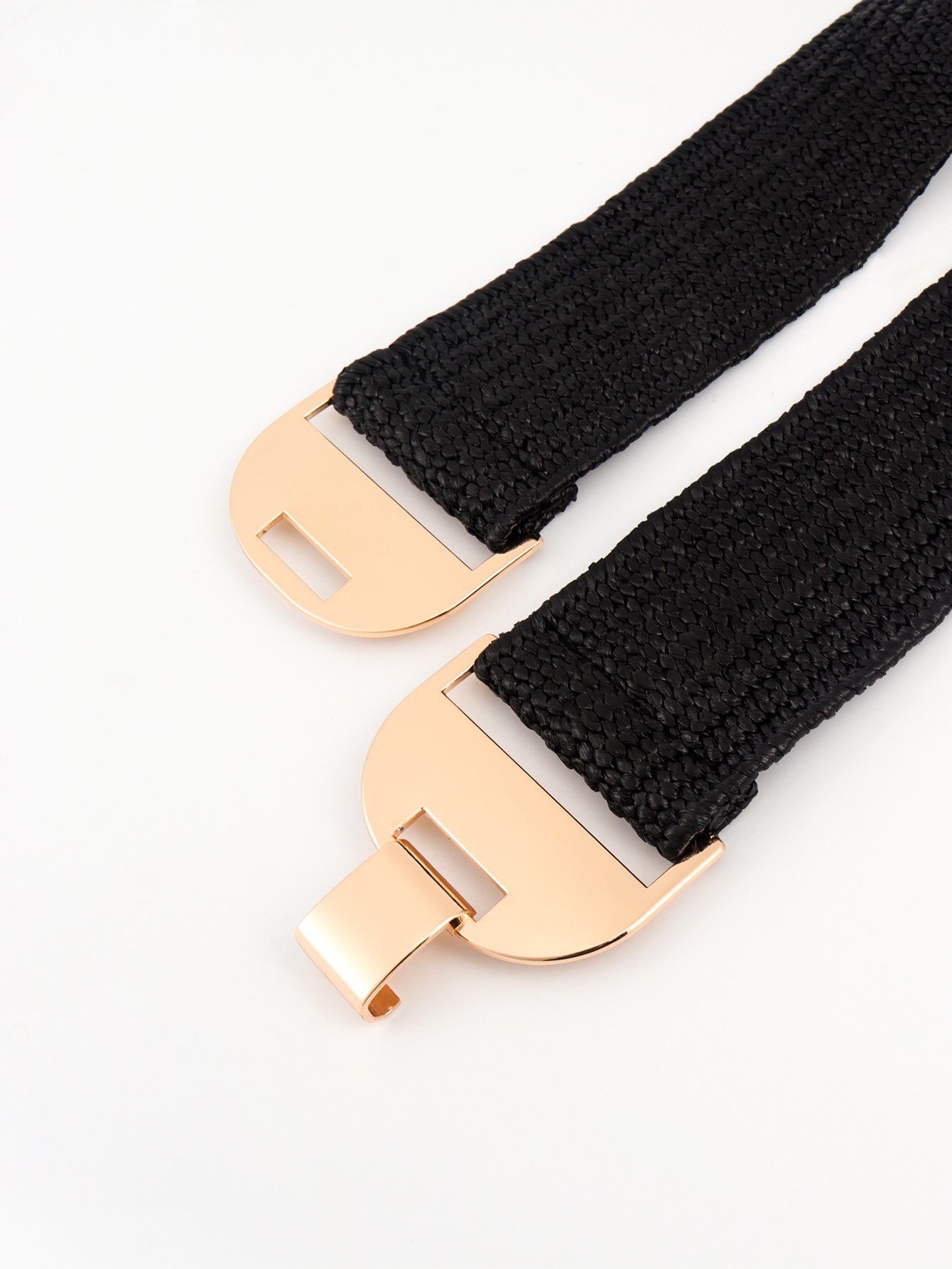 Alloy Buckle Elastic Belt - ClozArt