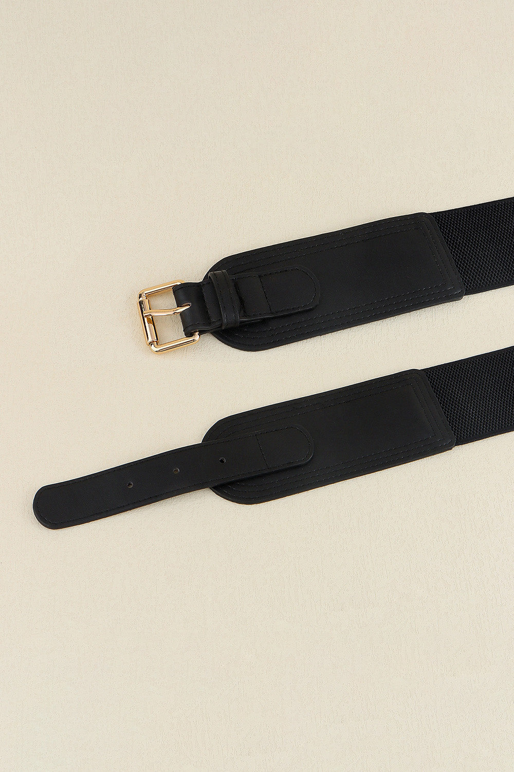 Elastic Wide PU Belt - ClozArt