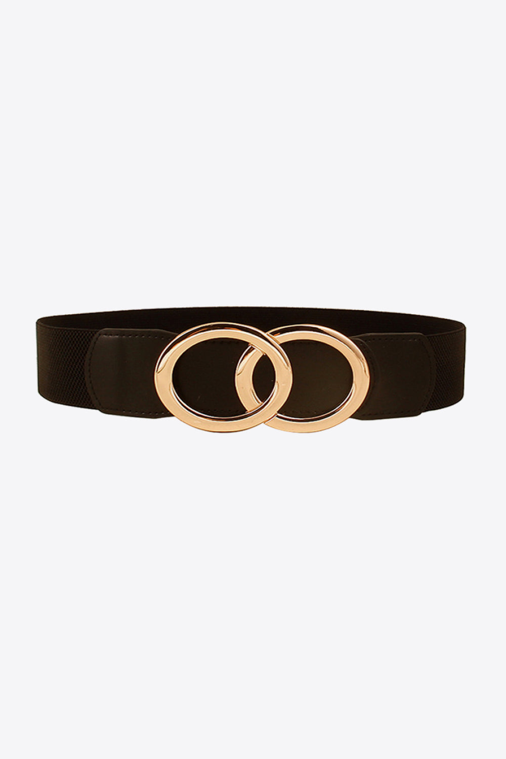 Zinc Alloy Buckle Elastic PU Belt - ClozArt