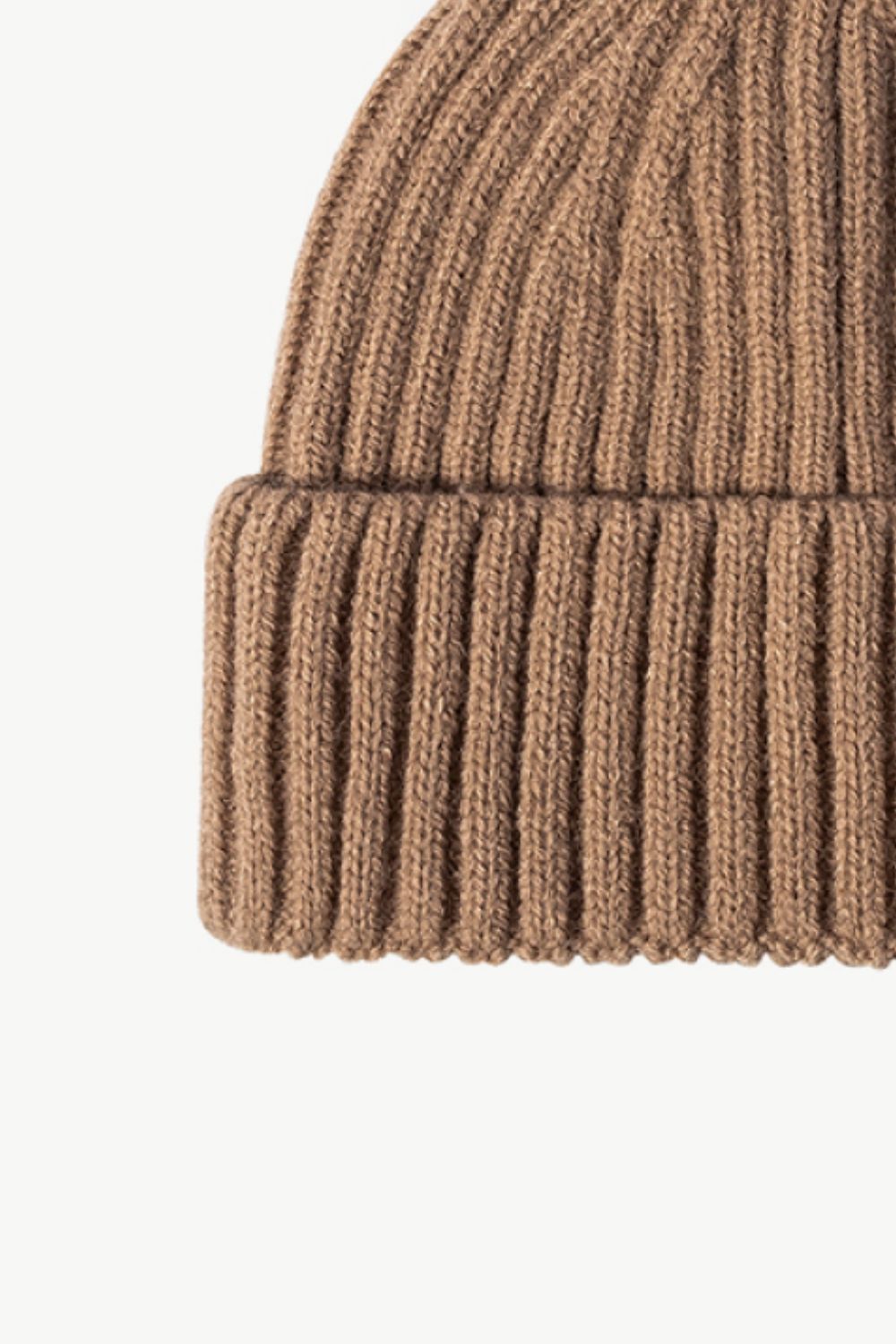 Rib-Knit Cuff Beanie - ClozArt