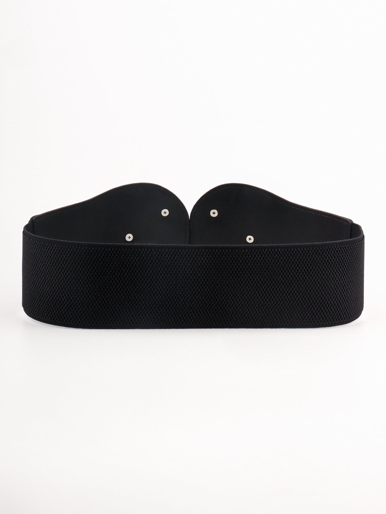 Alloy Buckle Elastic PU Belt - ClozArt