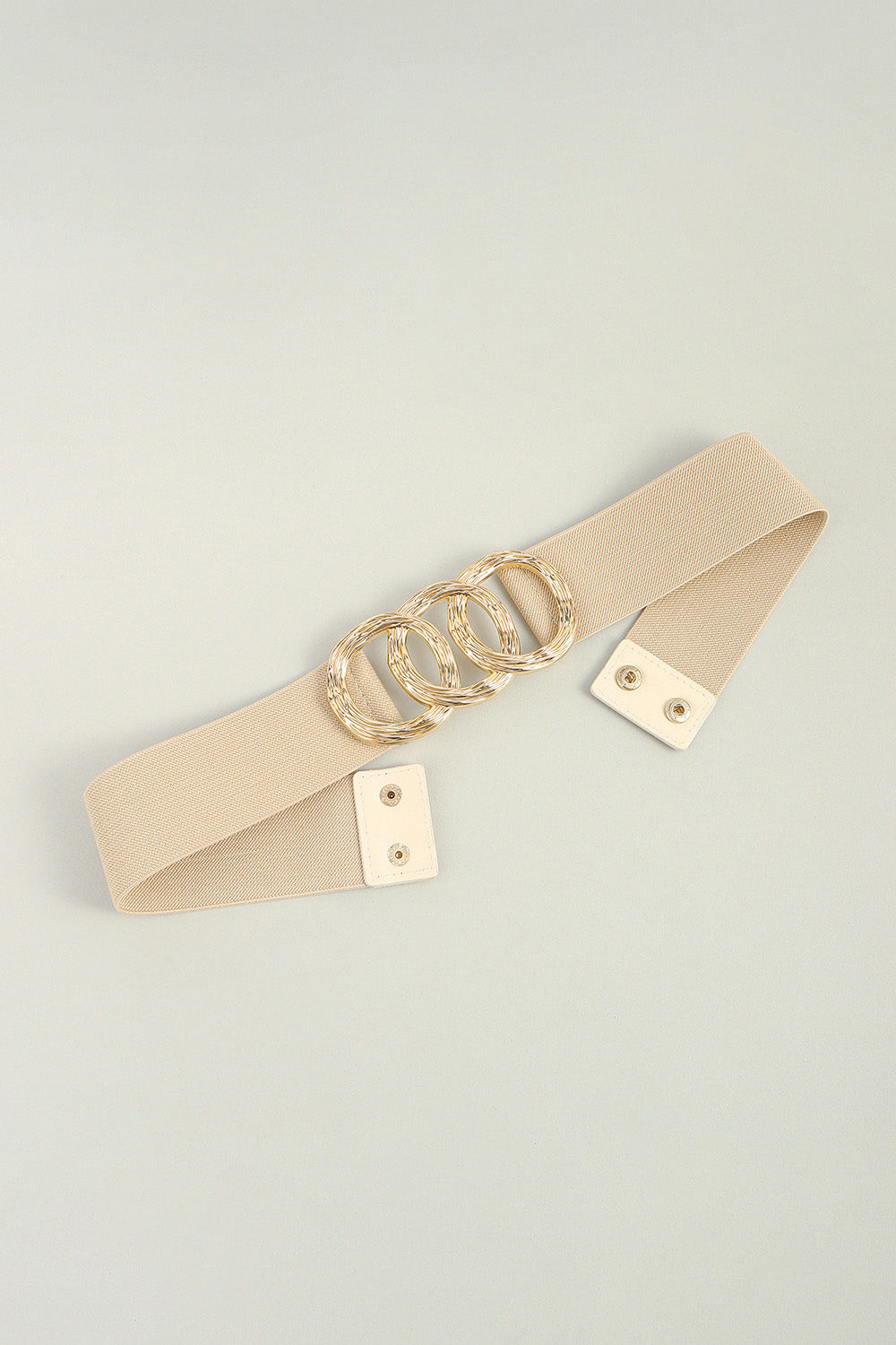 Zinc Alloy Buckle Elastic Wide Belt - ClozArt