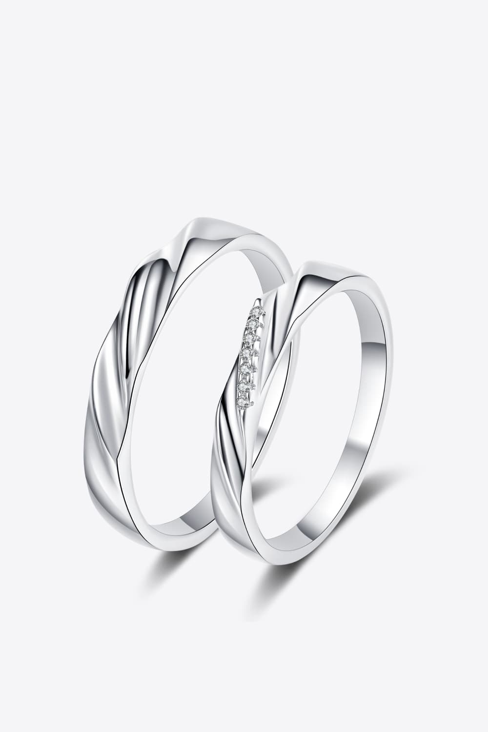 Minimalist 925 Sterling Silver Rhodium-Plated Ring - ClozArt