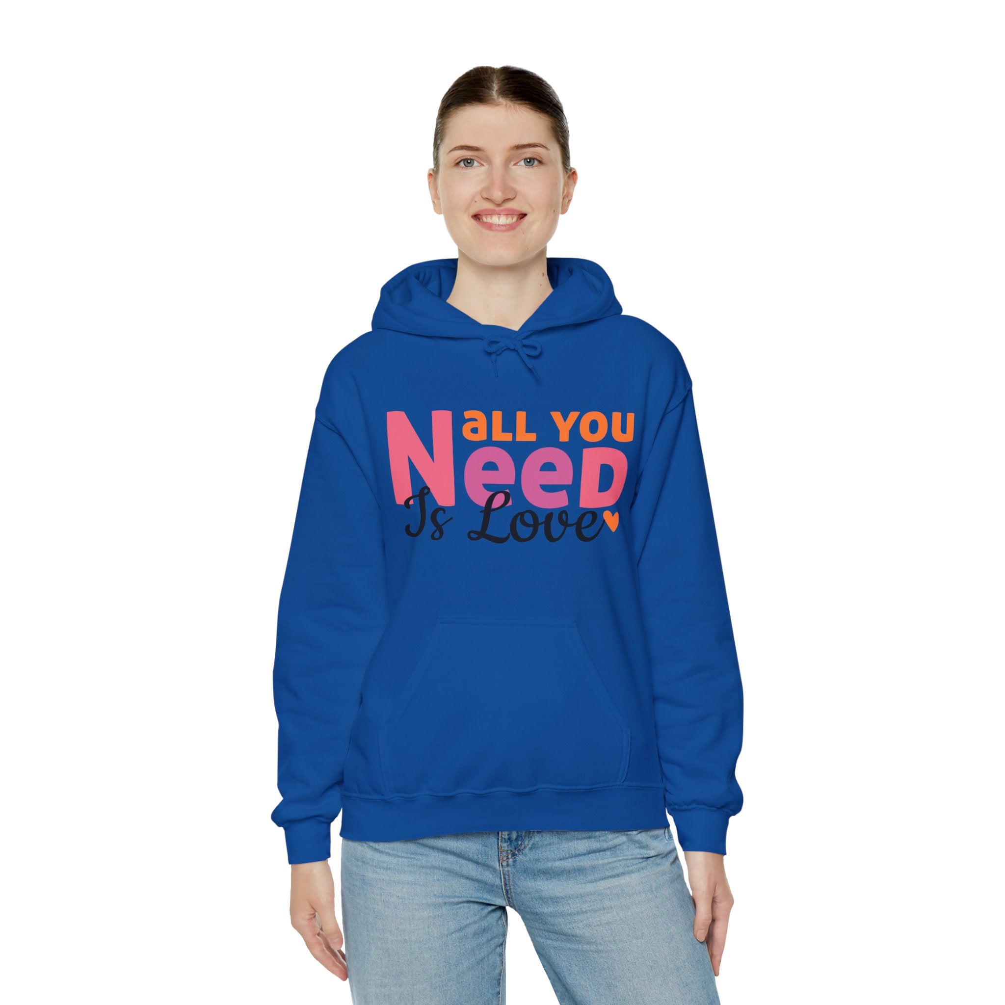 Heavy Blend™ Hooded Sweatshirt - All You Need Is Love