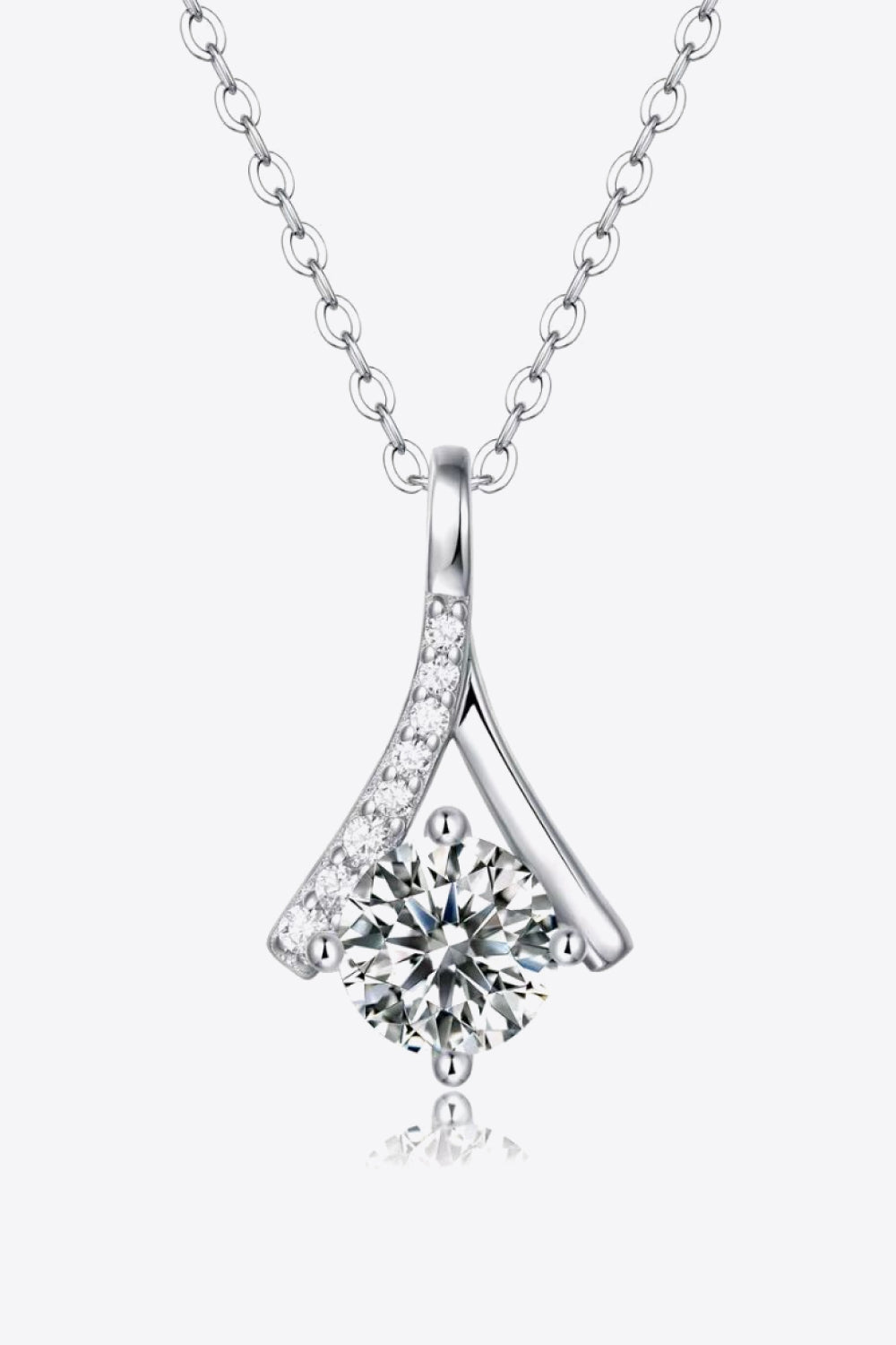 Special Occasion 1 Carat Moissanite Pendant Necklace - ClozArt