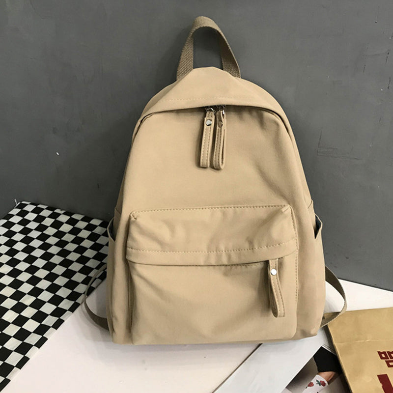 Zip Cotton Backpack Bag - ClozArt